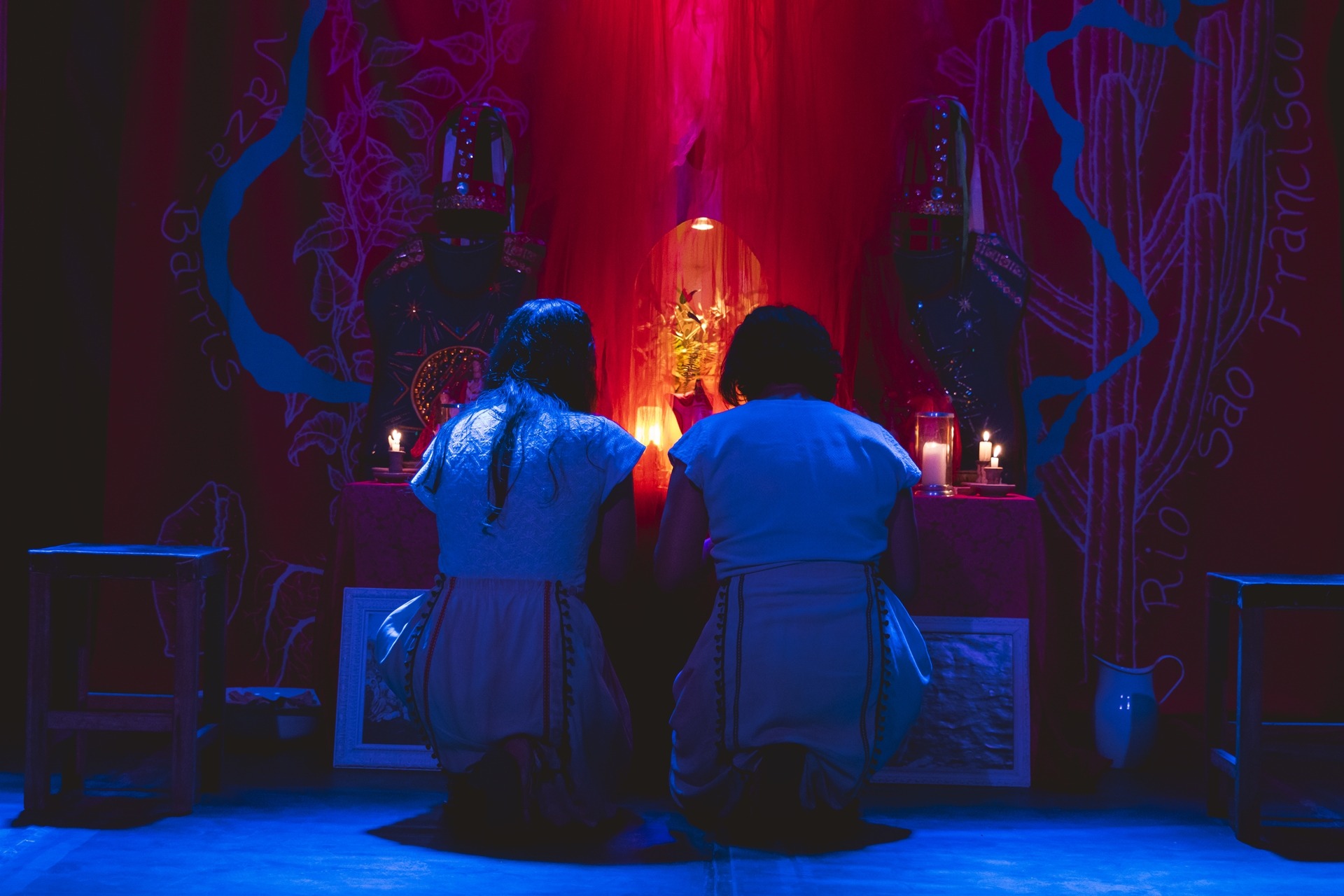 mountain range under blue sky