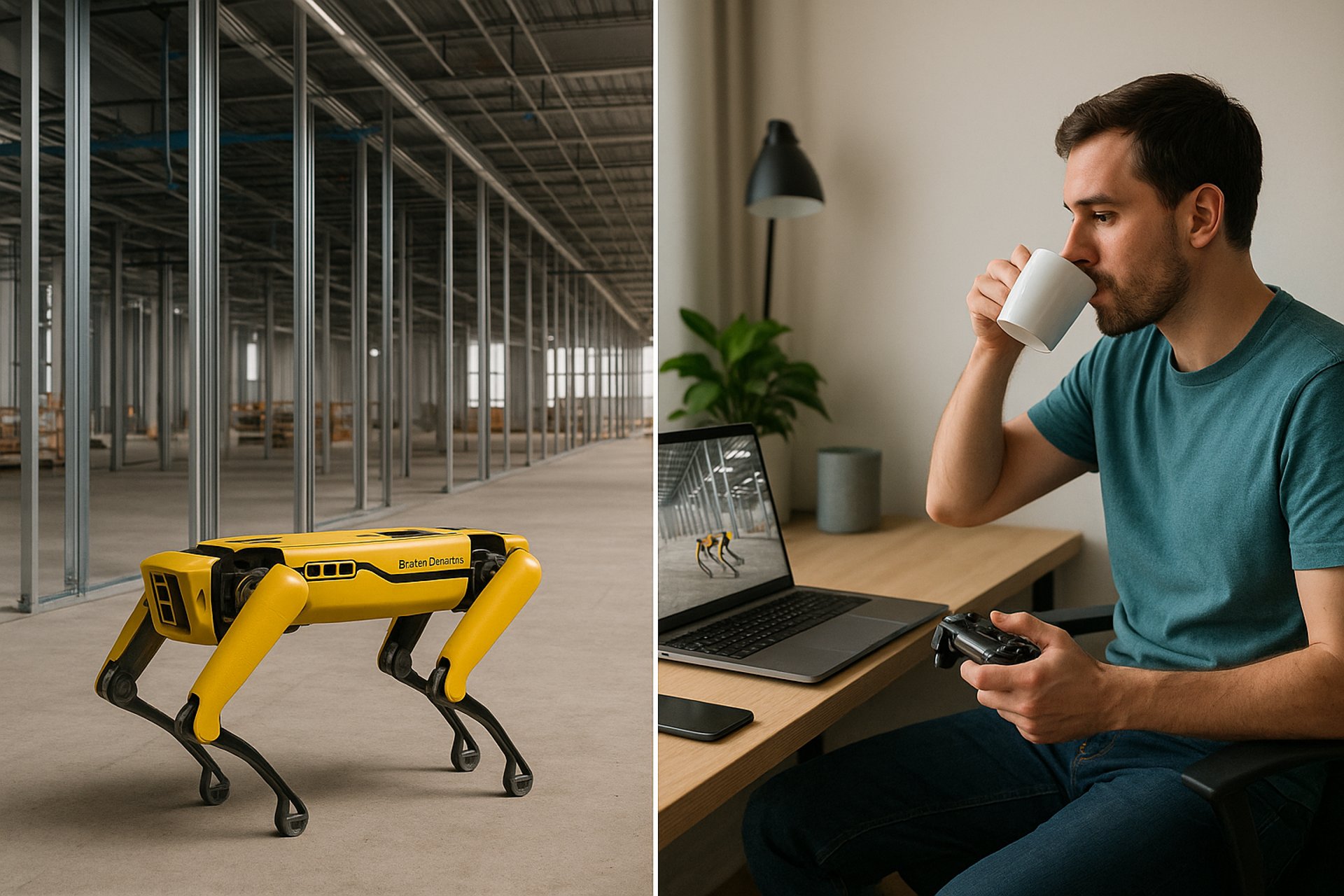 an abstract photo of a curved building with a blue sky in the background