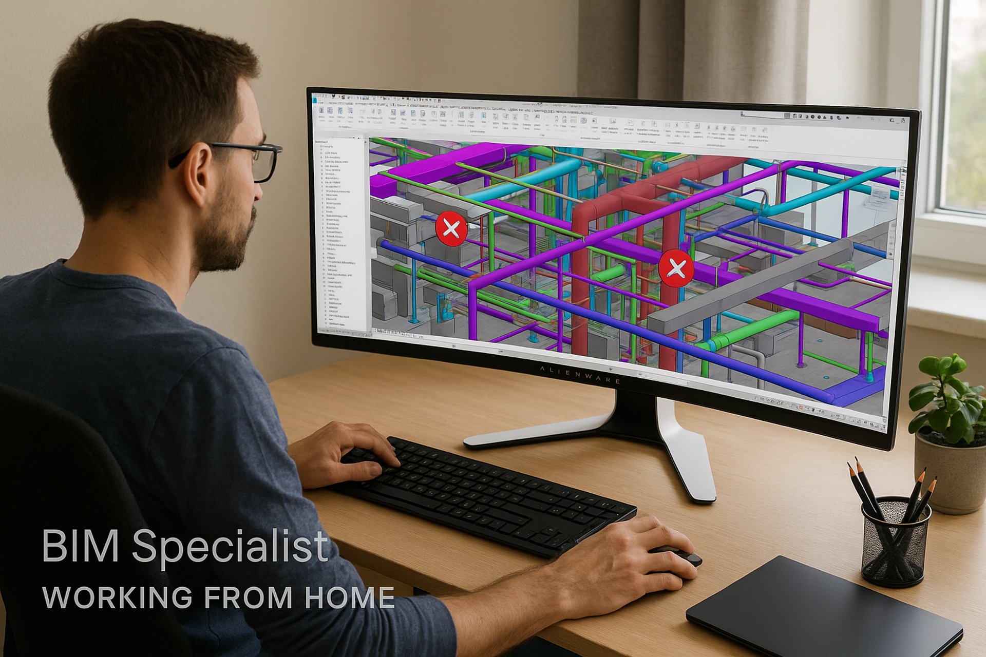 an abstract photo of a curved building with a blue sky in the background