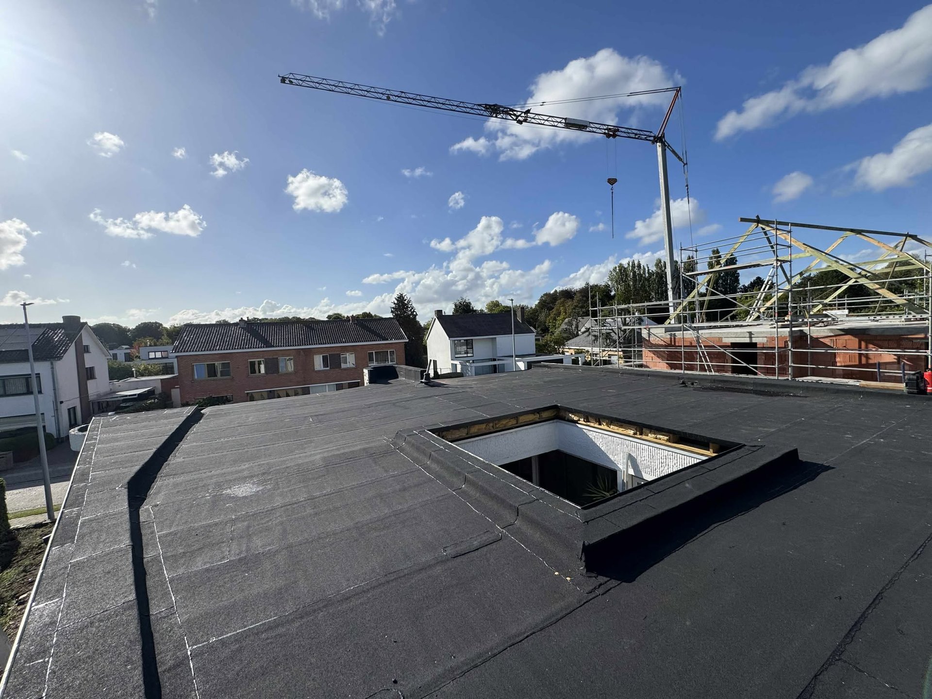 black and brown leather padded tub sofa