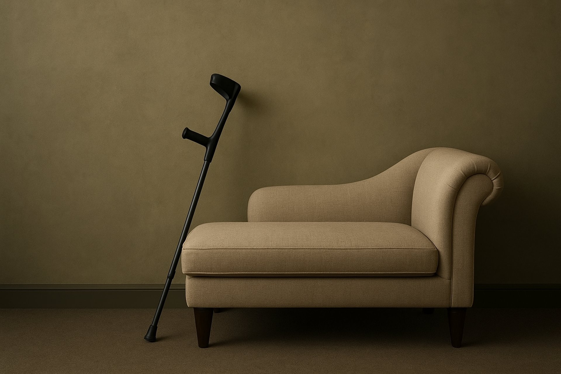 black and brown leather padded tub sofa