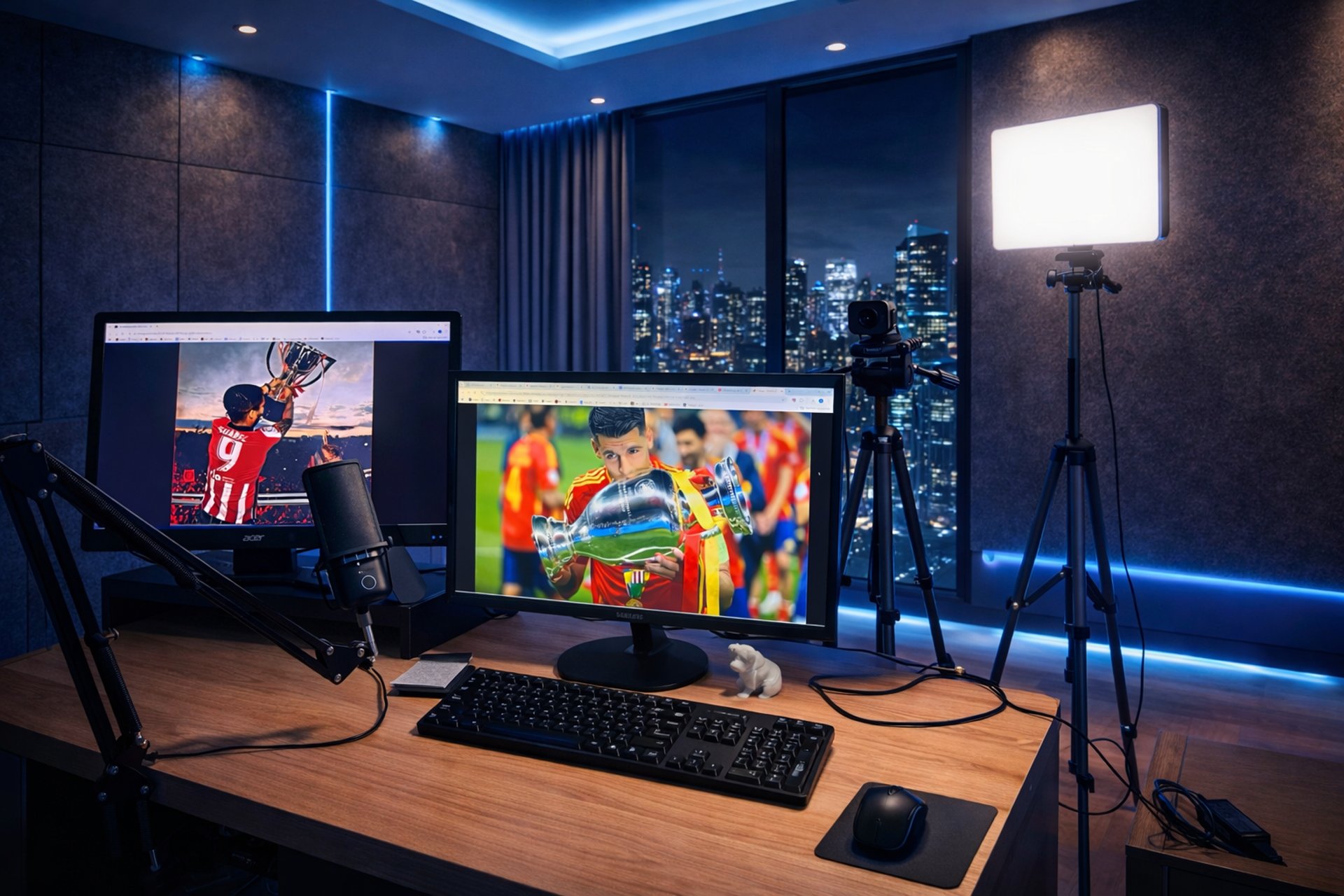 gray computer monitor