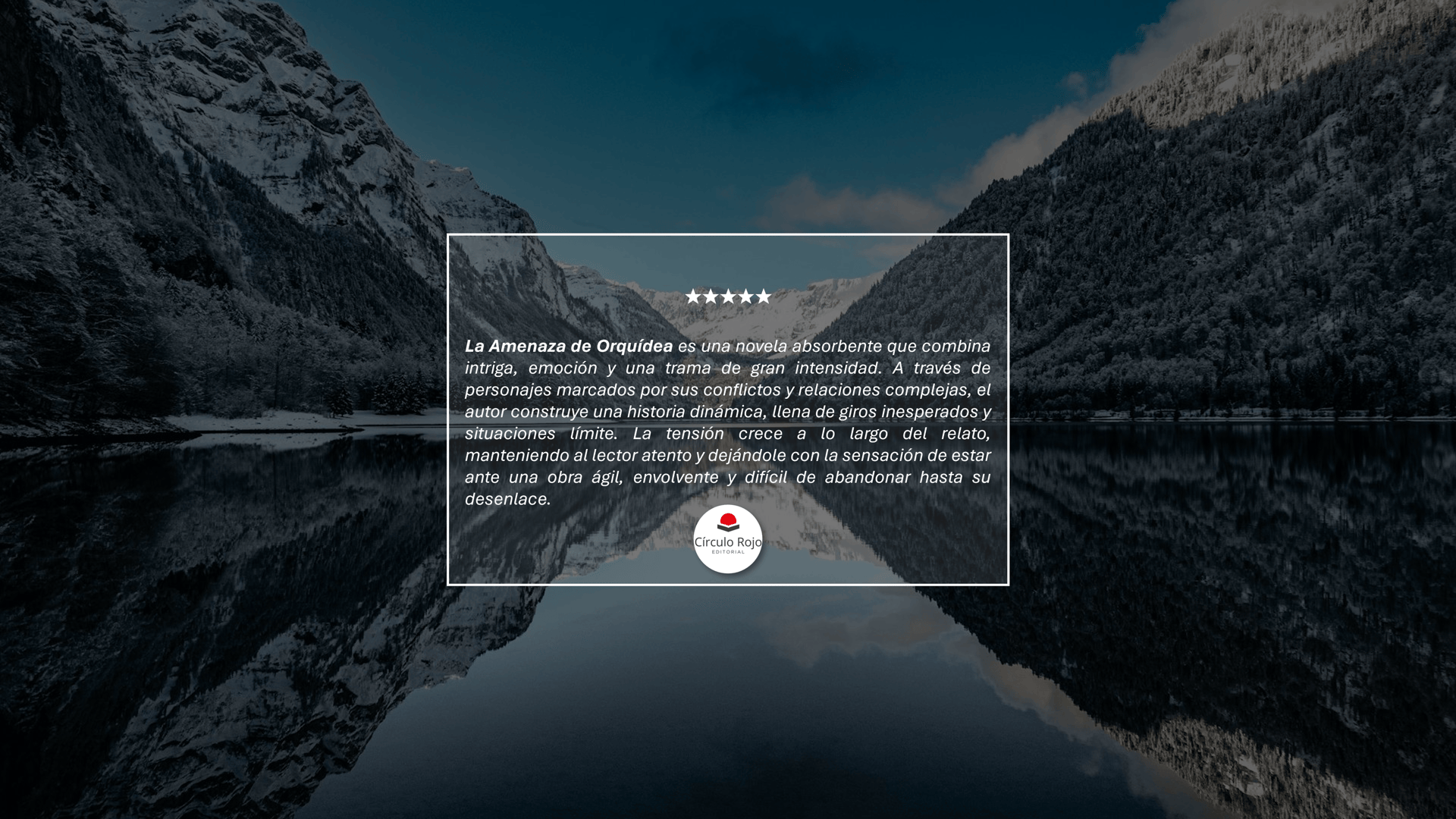 Editorial Círculo Rojo - Reseña Alberto Cerezuela