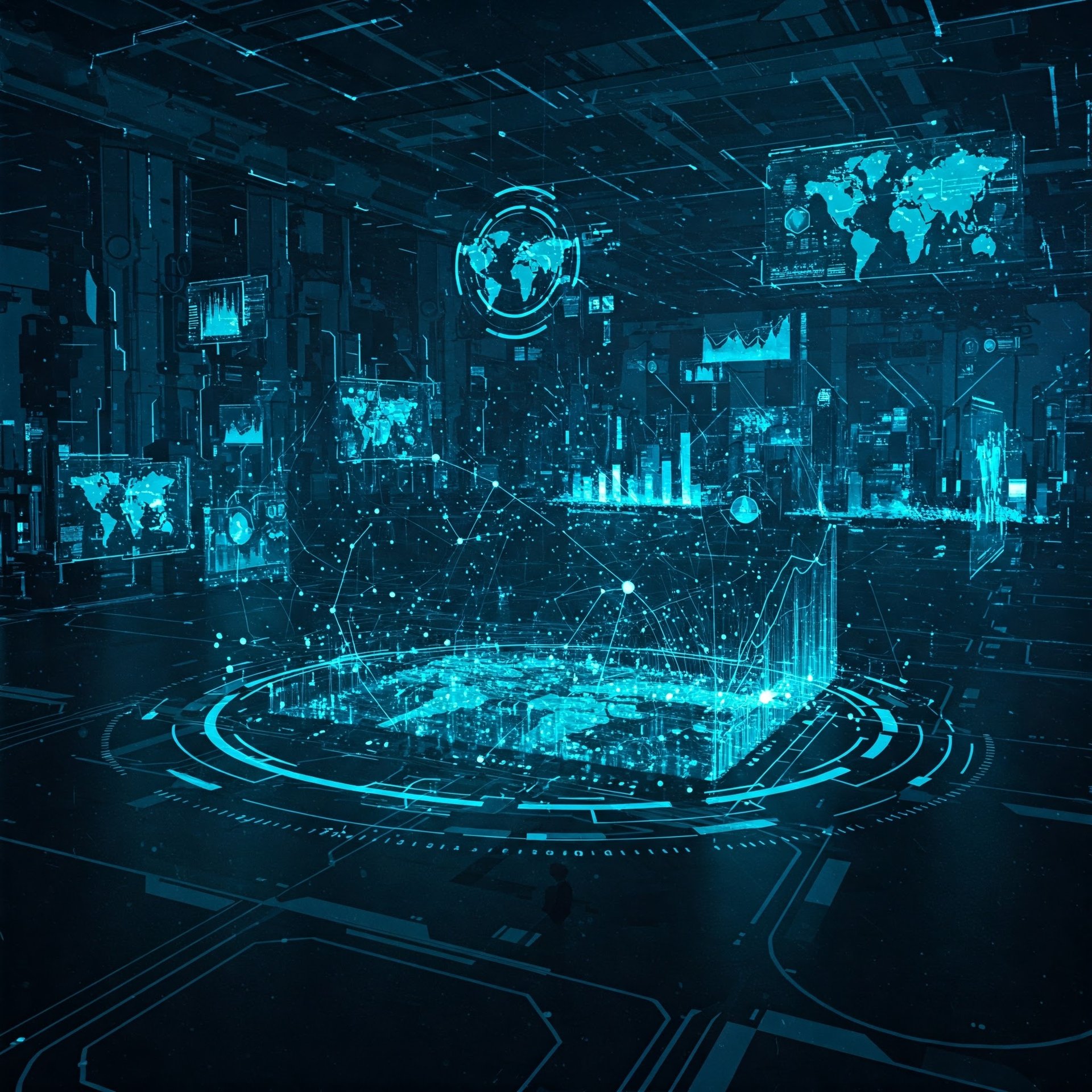 an abstract photo of a curved building with a blue sky in the background