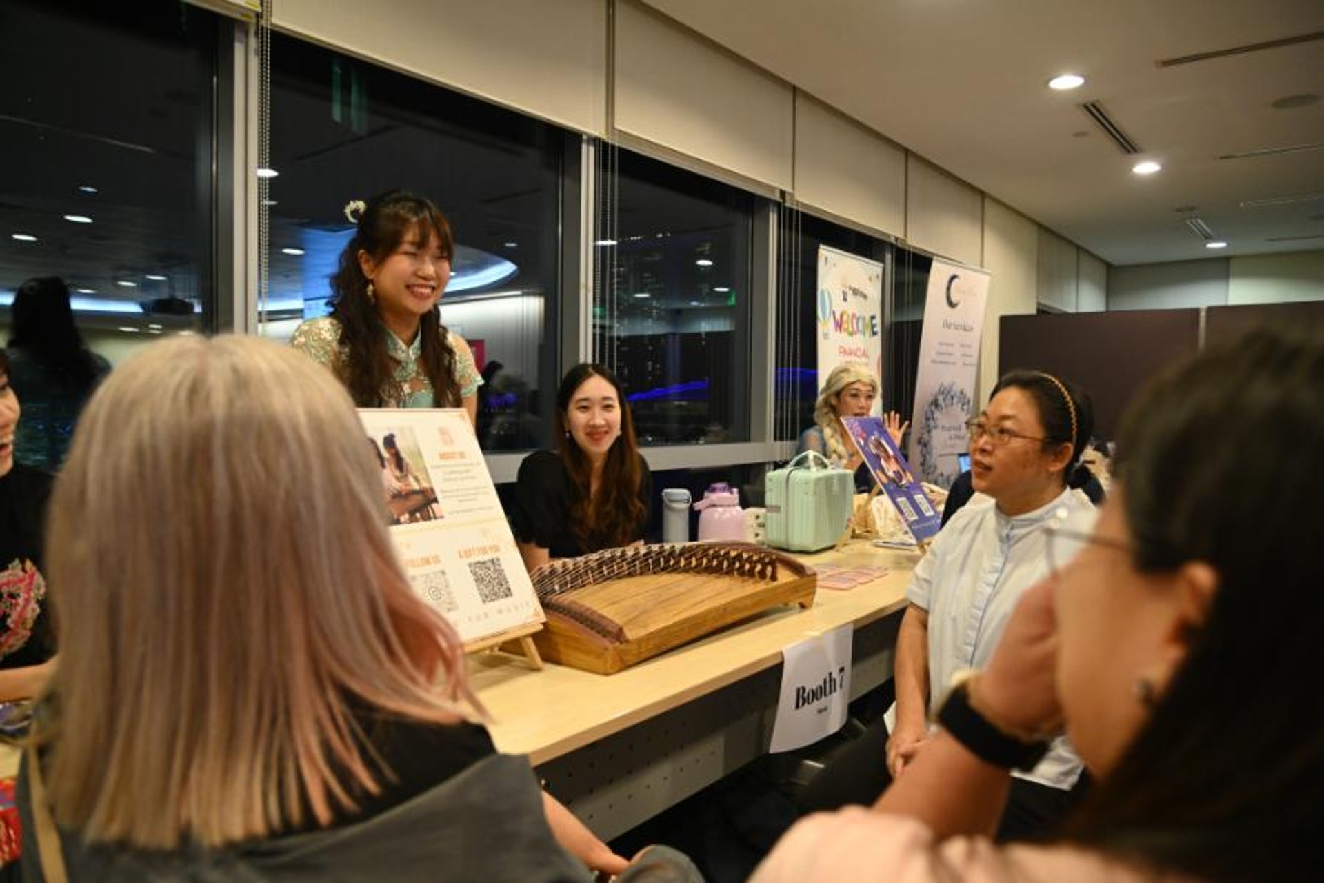 an abstract photo of a curved building with a blue sky in the background