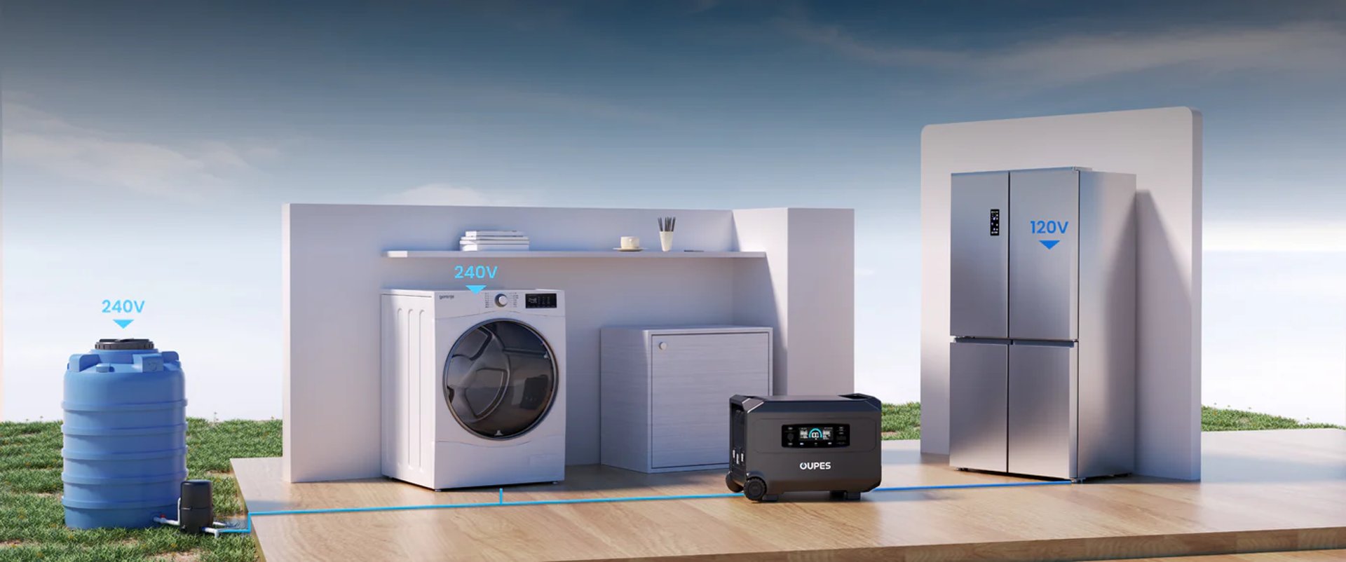 an abstract photo of a curved building with a blue sky in the background