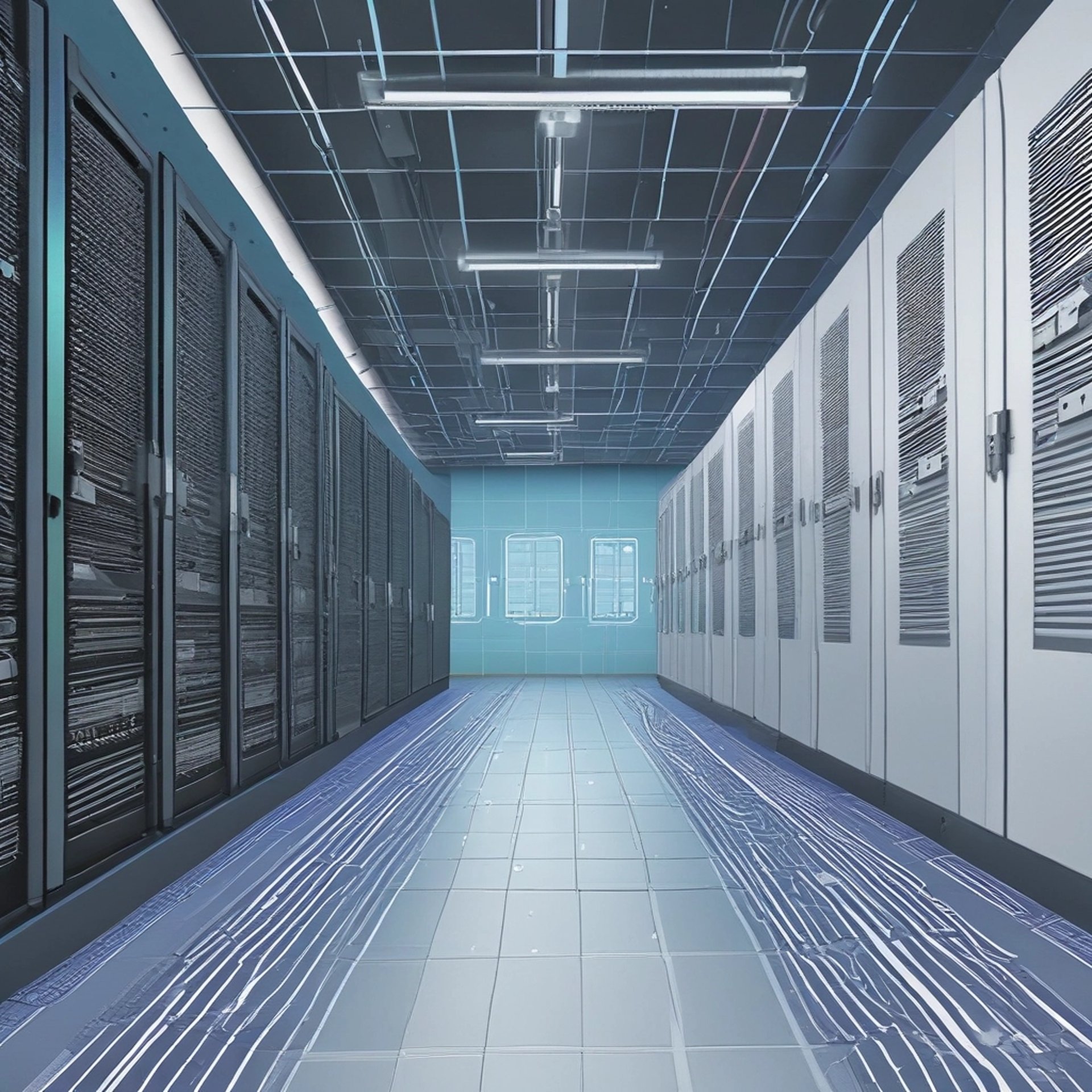 img IX mining rig inside white and gray room