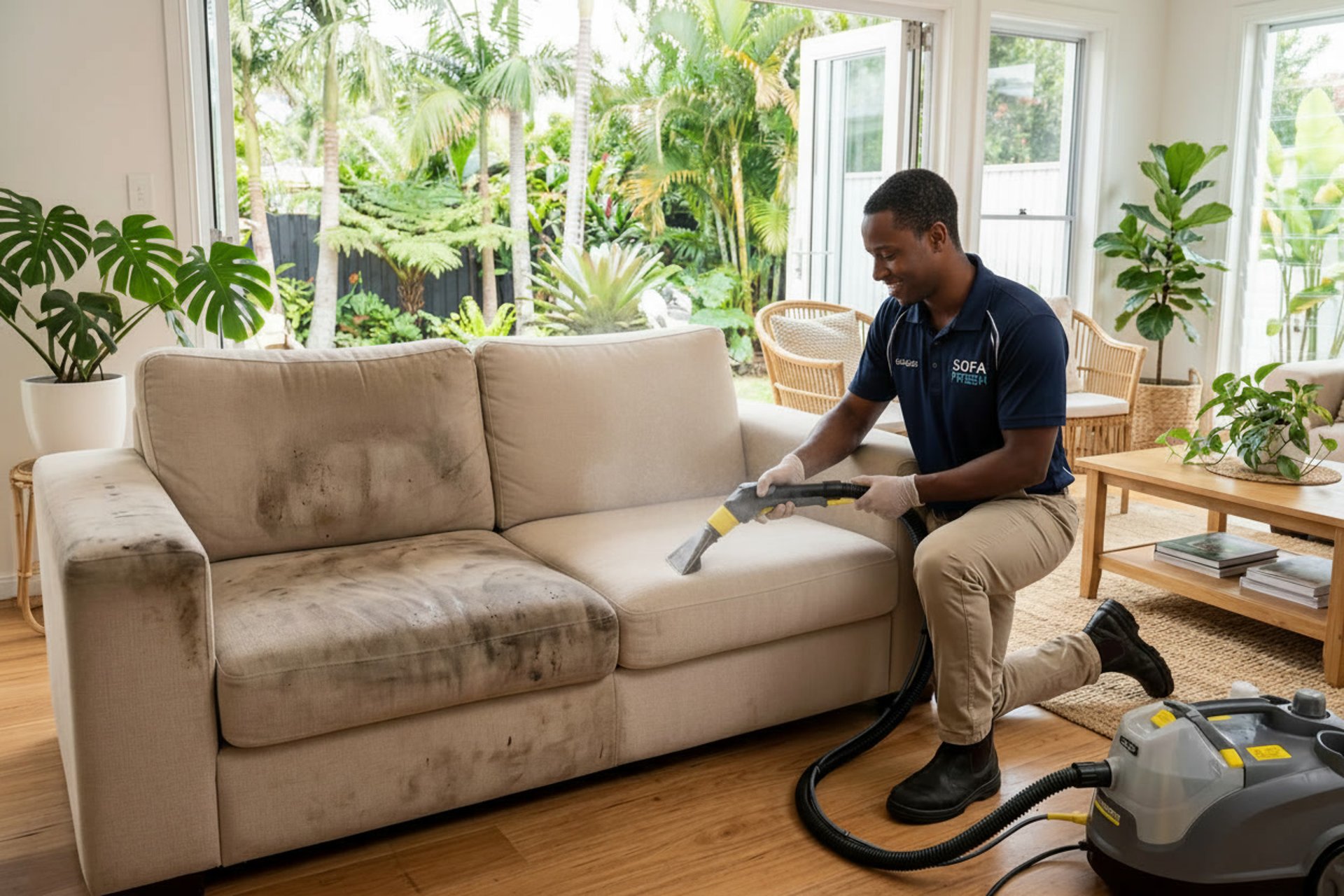 Nettoyage de canapé à la Réunion