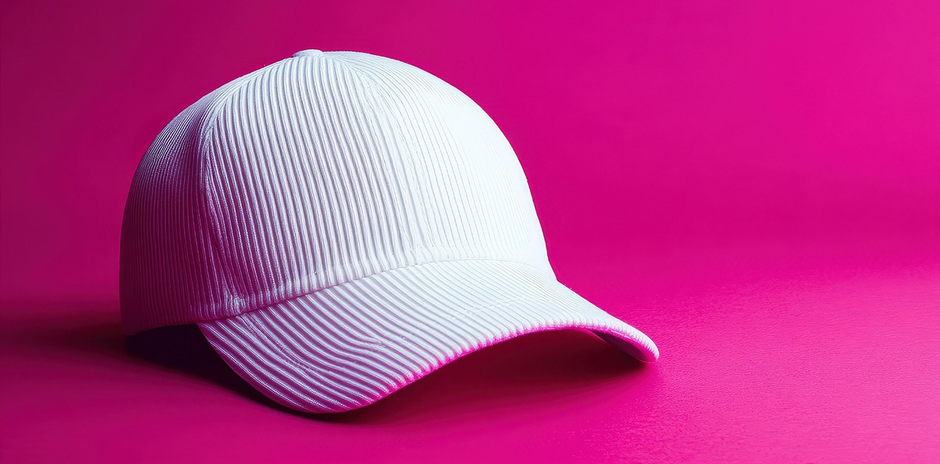 casquette velours côtelé femme blanche