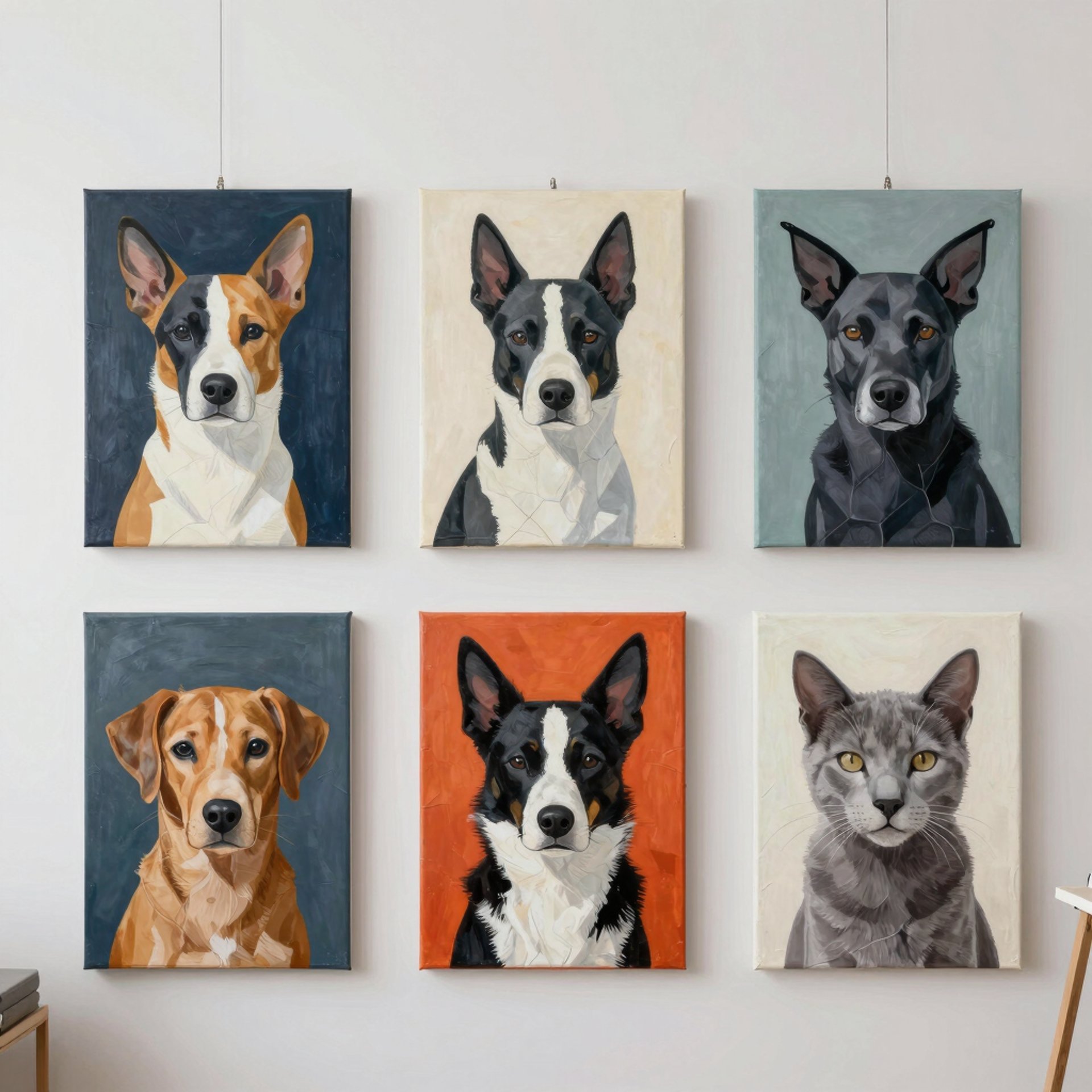 A white sheet with a black cat sitting on top of it