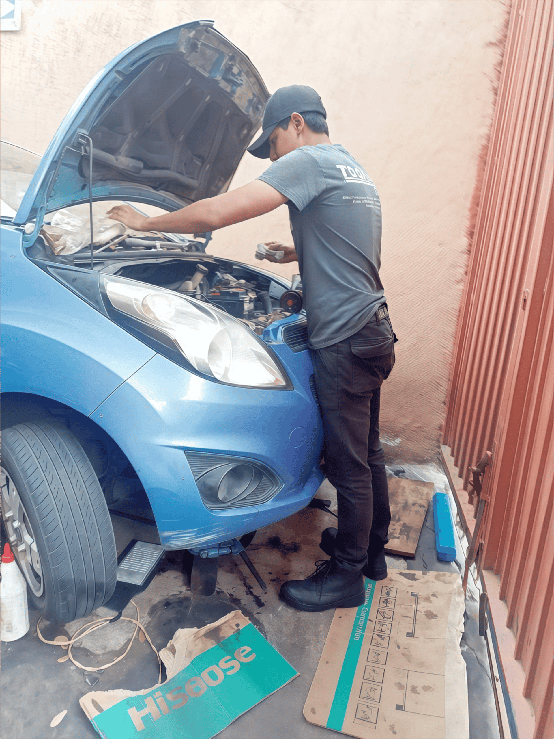woman wearing yellow long-sleeved dress under white clouds and blue sky during daytime