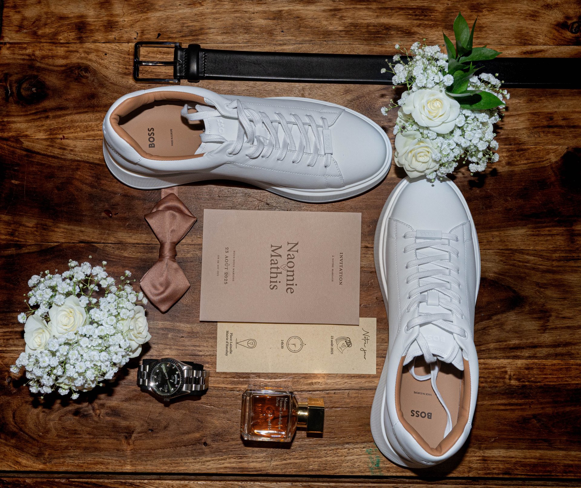 an abstract photo of a curved building with a blue sky in the background