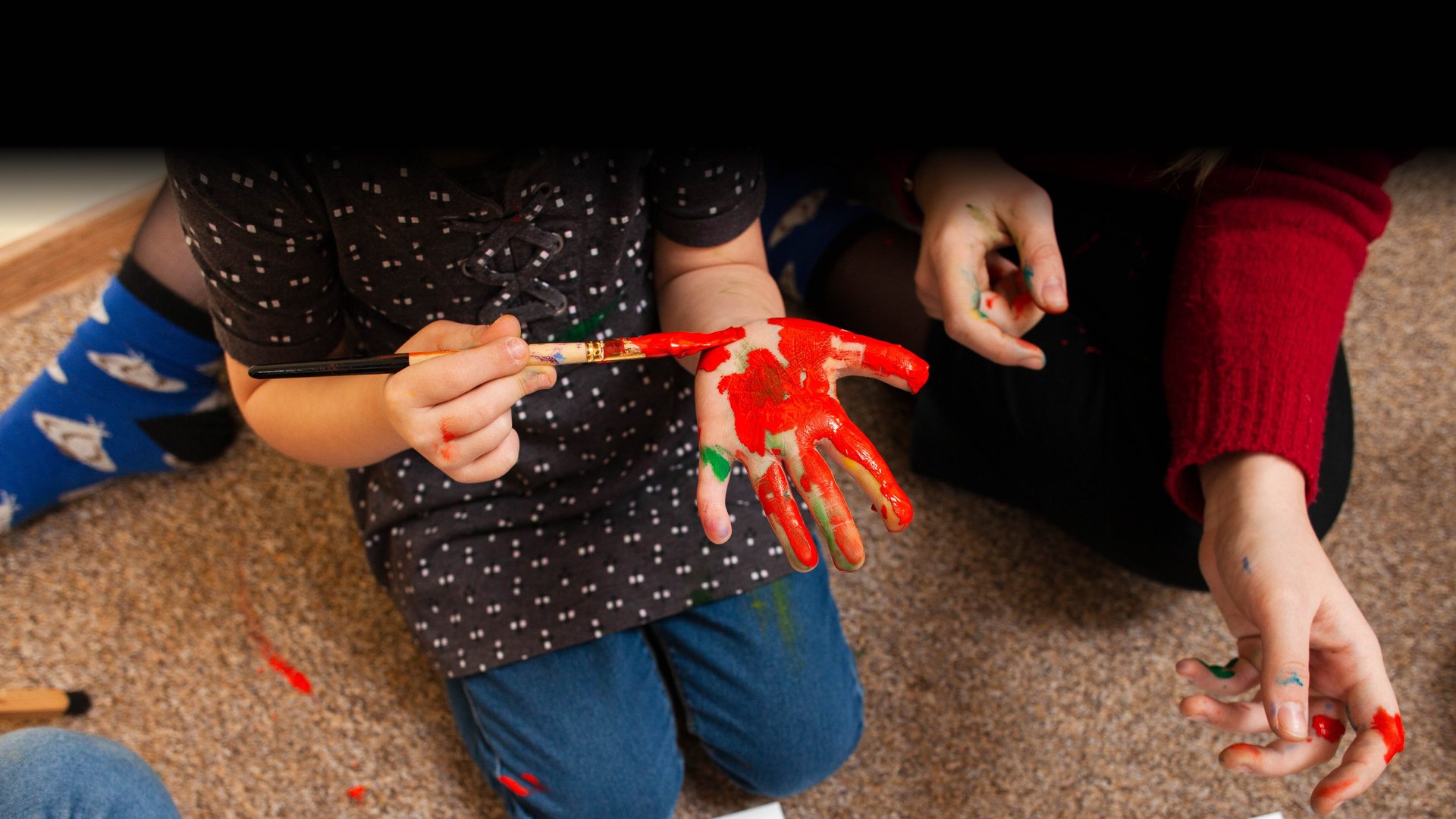 black blue and yellow textile