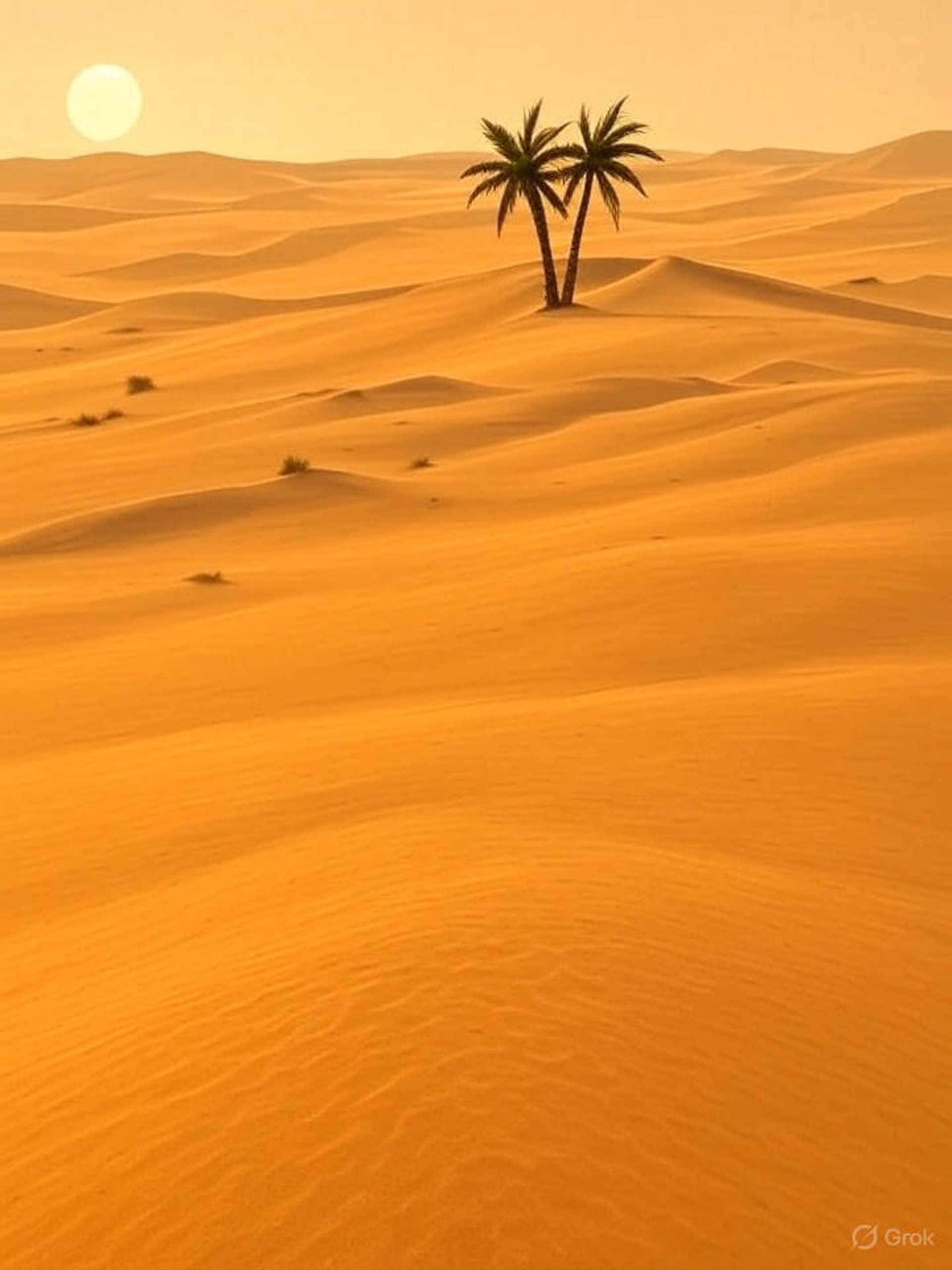 woman walking at desert