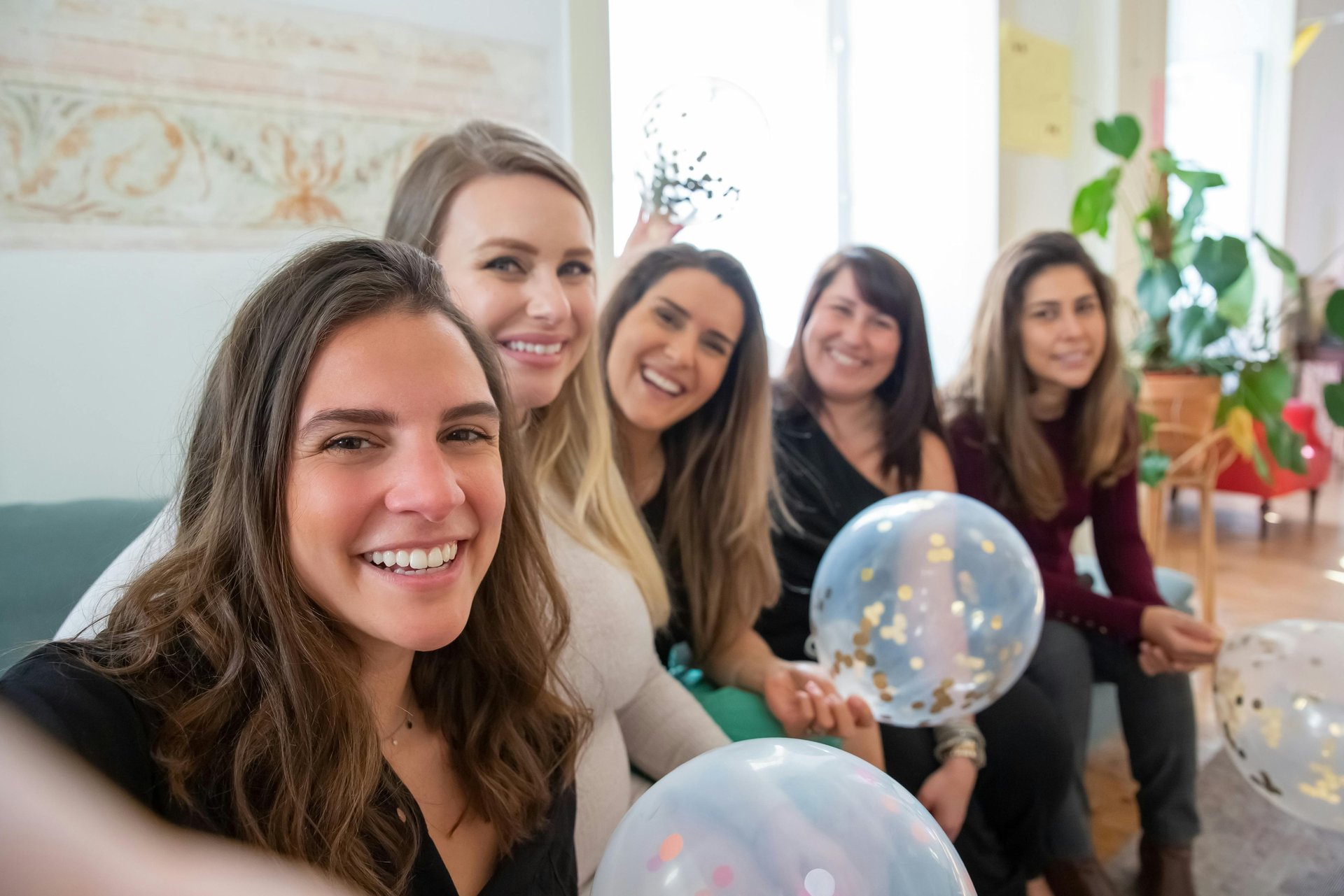an abstract photo of a curved building with a blue sky in the background