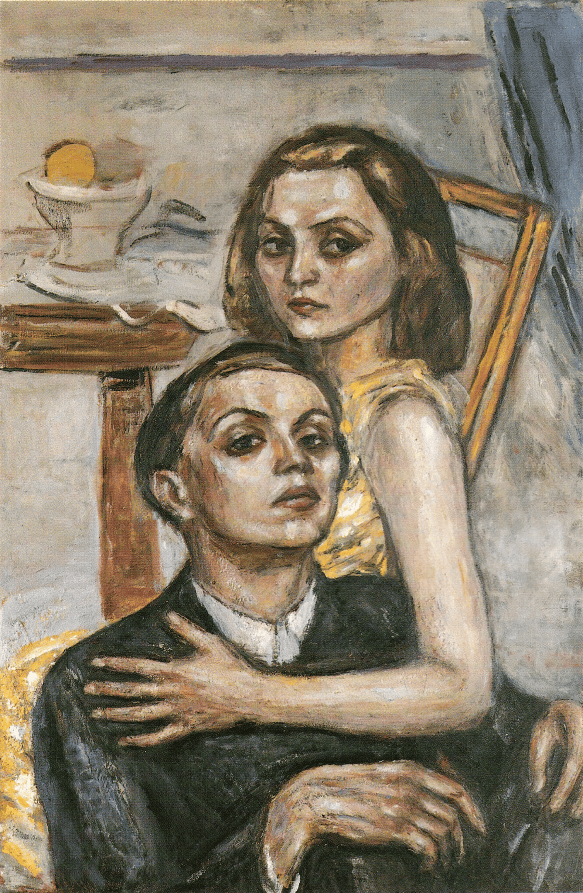 Ölgemälde "Das Liebespaar" von Wladimir von Zabotin.