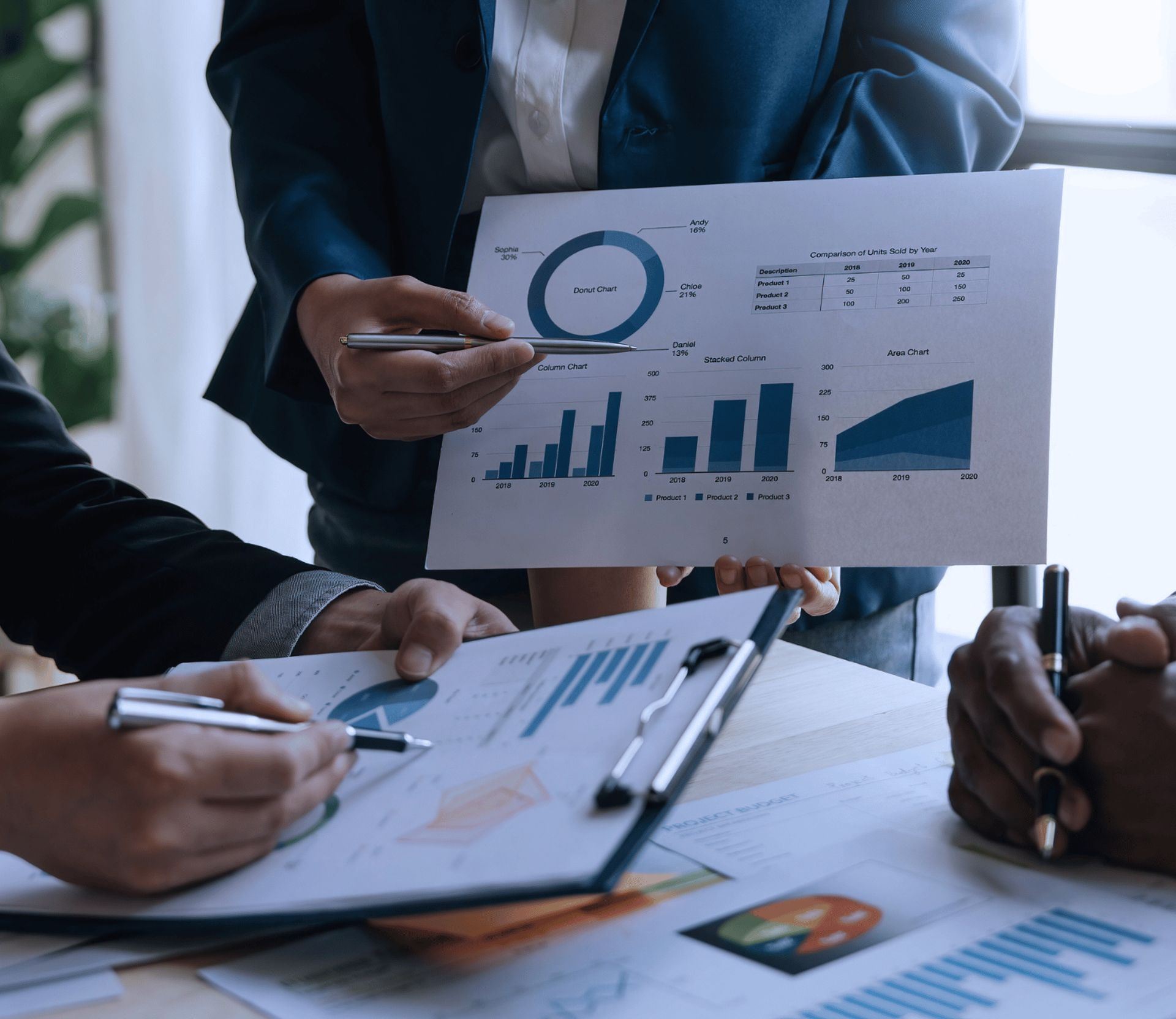 an abstract photo of a curved building with a blue sky in the background