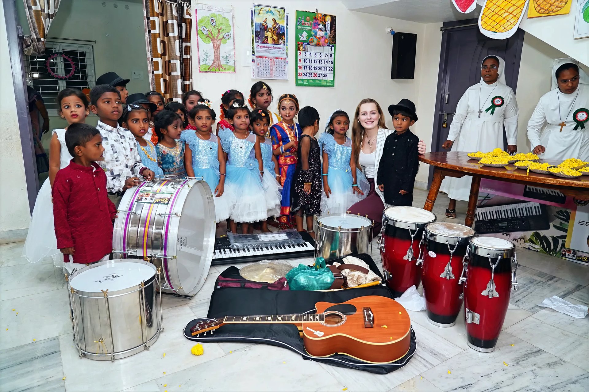 black blue and yellow textile