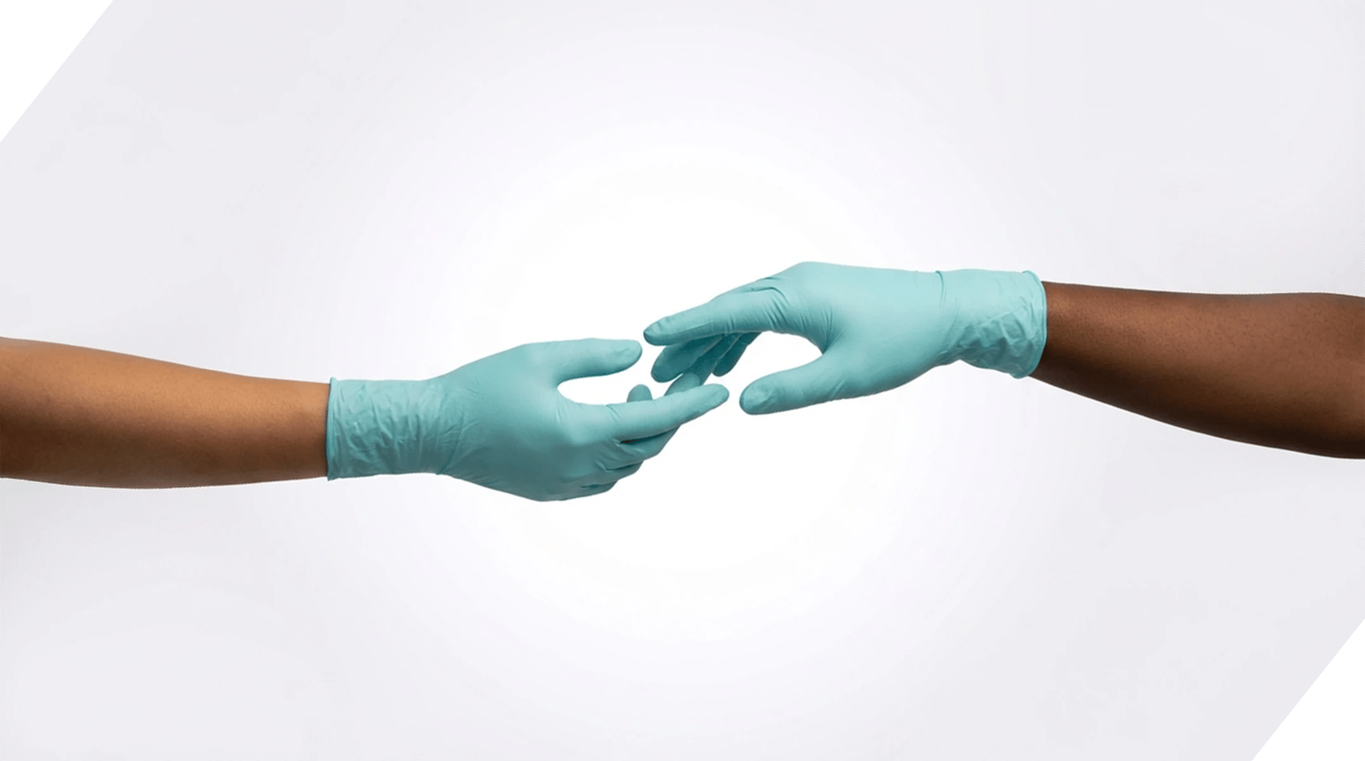 an abstract photo of a curved building with a blue sky in the background