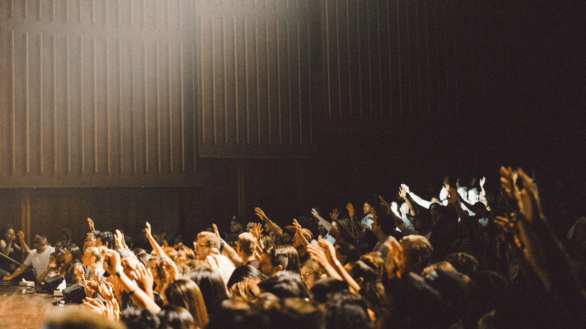 people raising their hands
