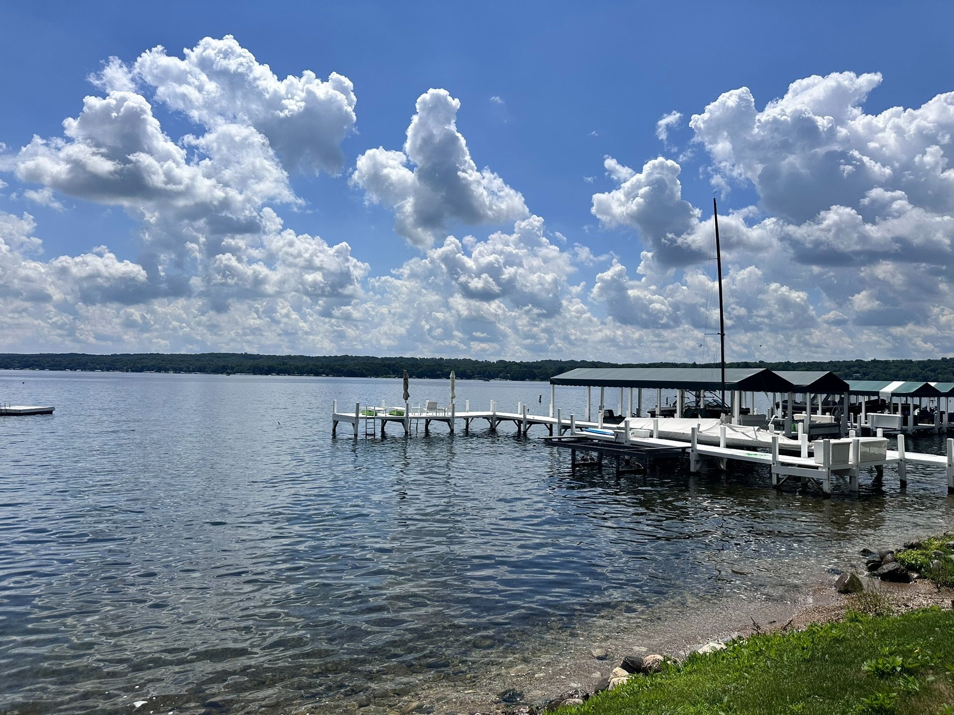 lakeshore of Geneva Lake, Wisconsin