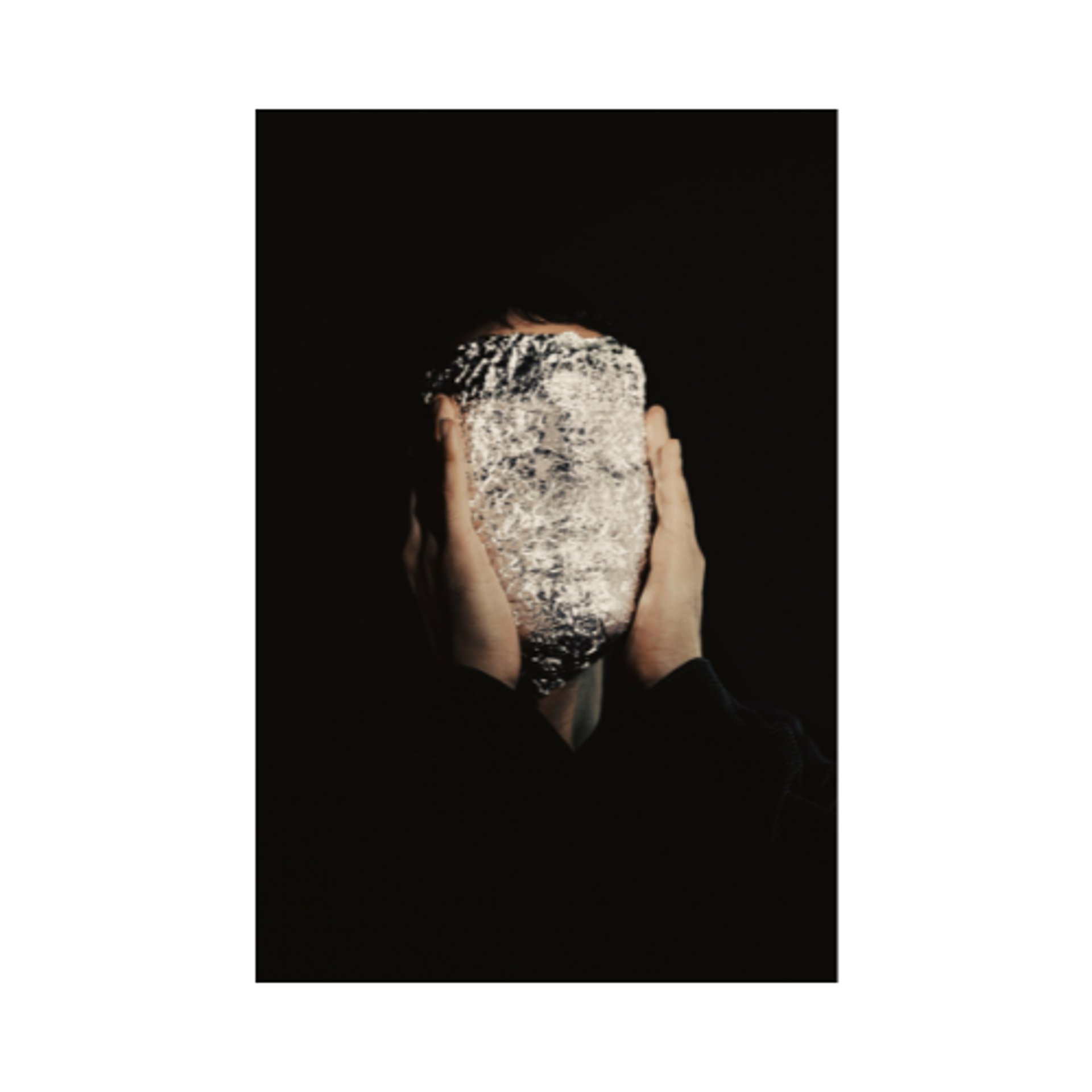 an abstract photo of a curved building with a blue sky in the background