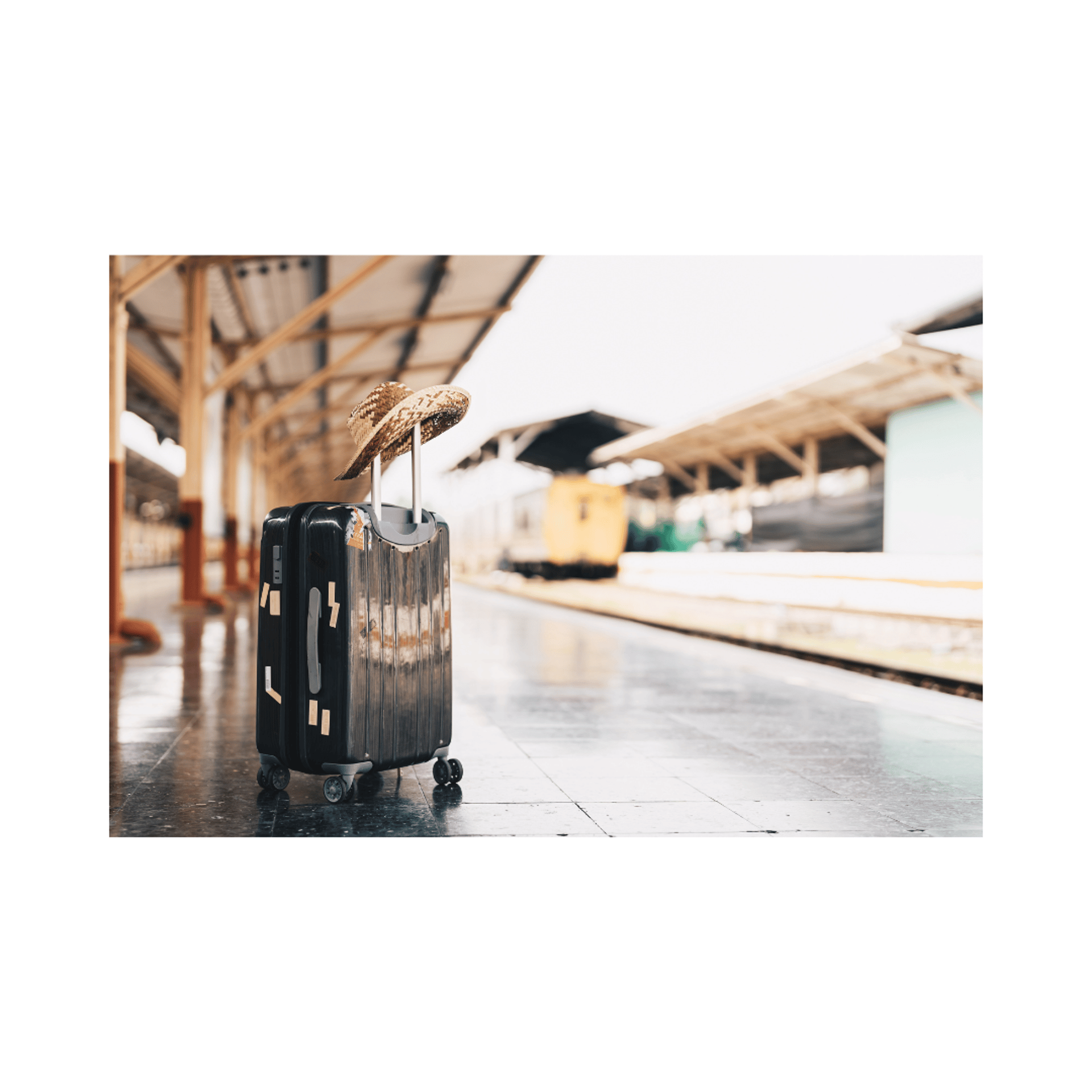 an abstract photo of a curved building with a blue sky in the background