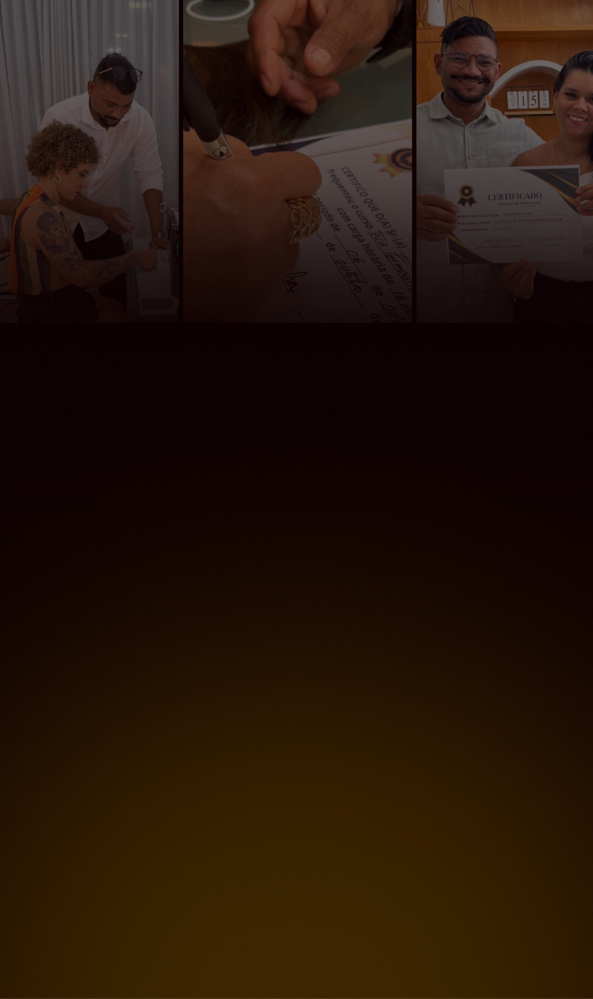 MEGA HAIR PONTO AMERICANO FITA ADESIVA