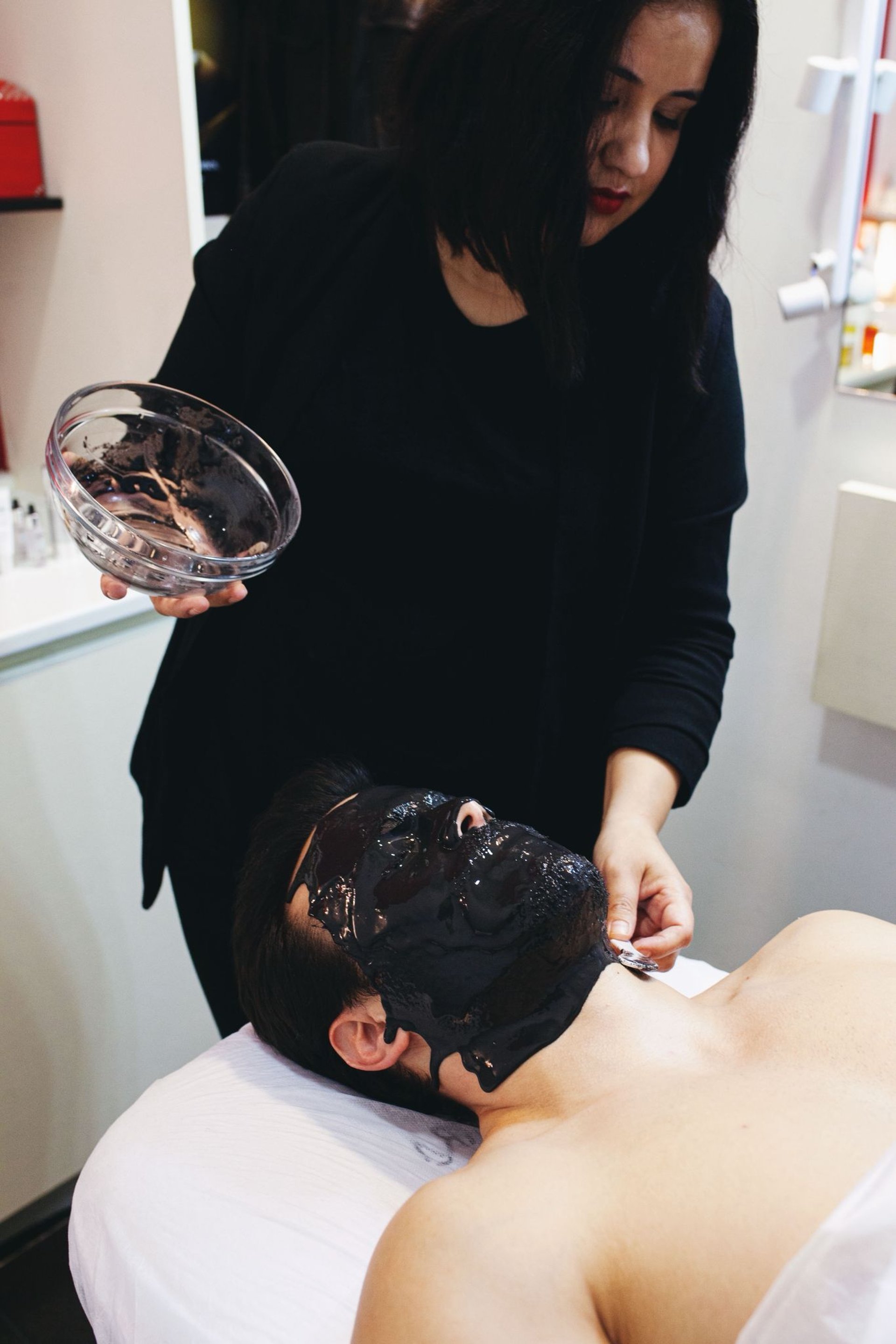 black blue and yellow textile