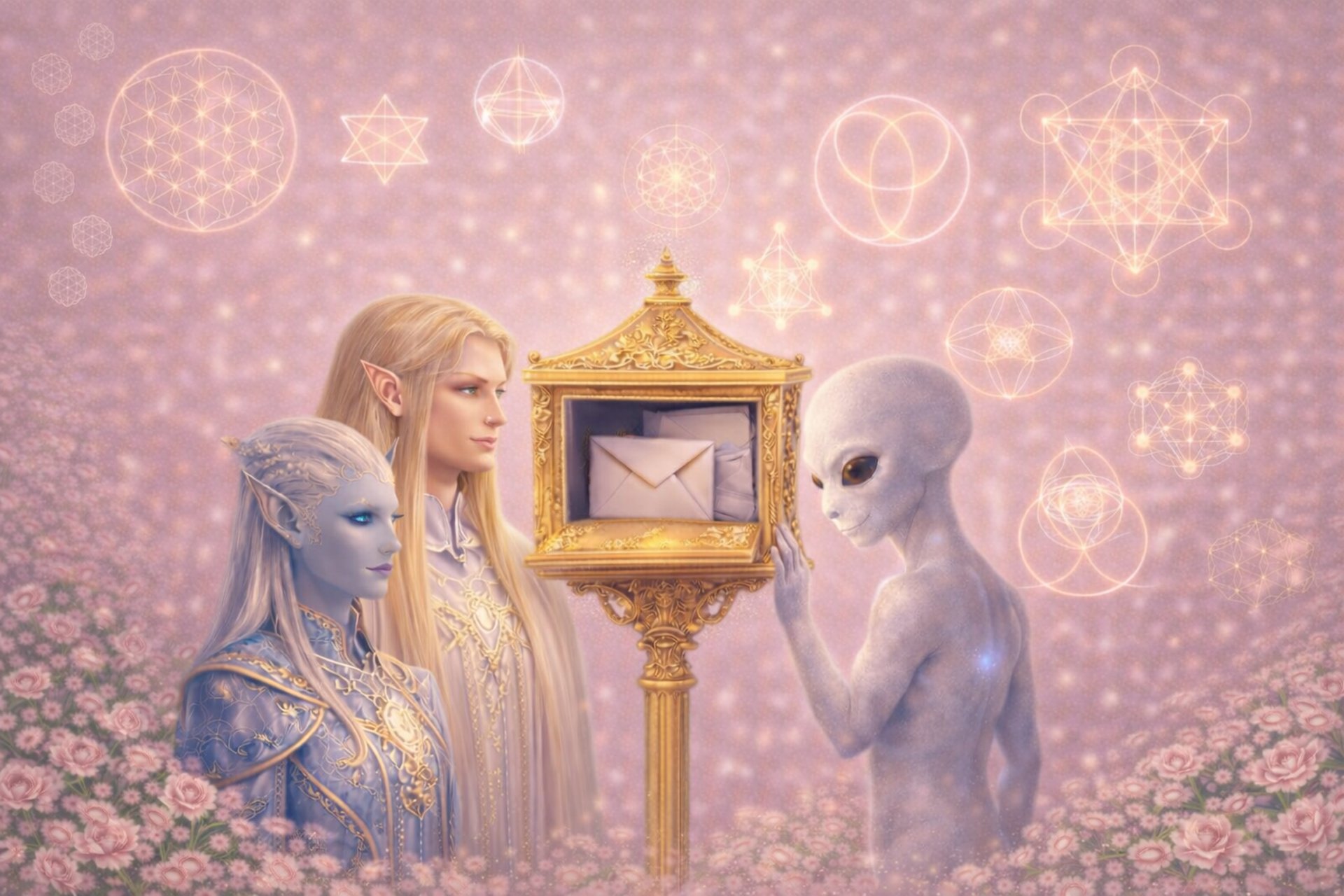 an abstract photo of a curved building with a blue sky in the background