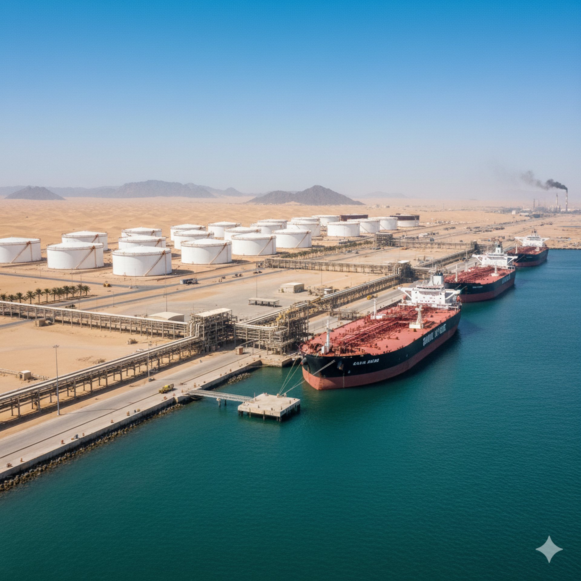 an aerial view of a train track in the desert