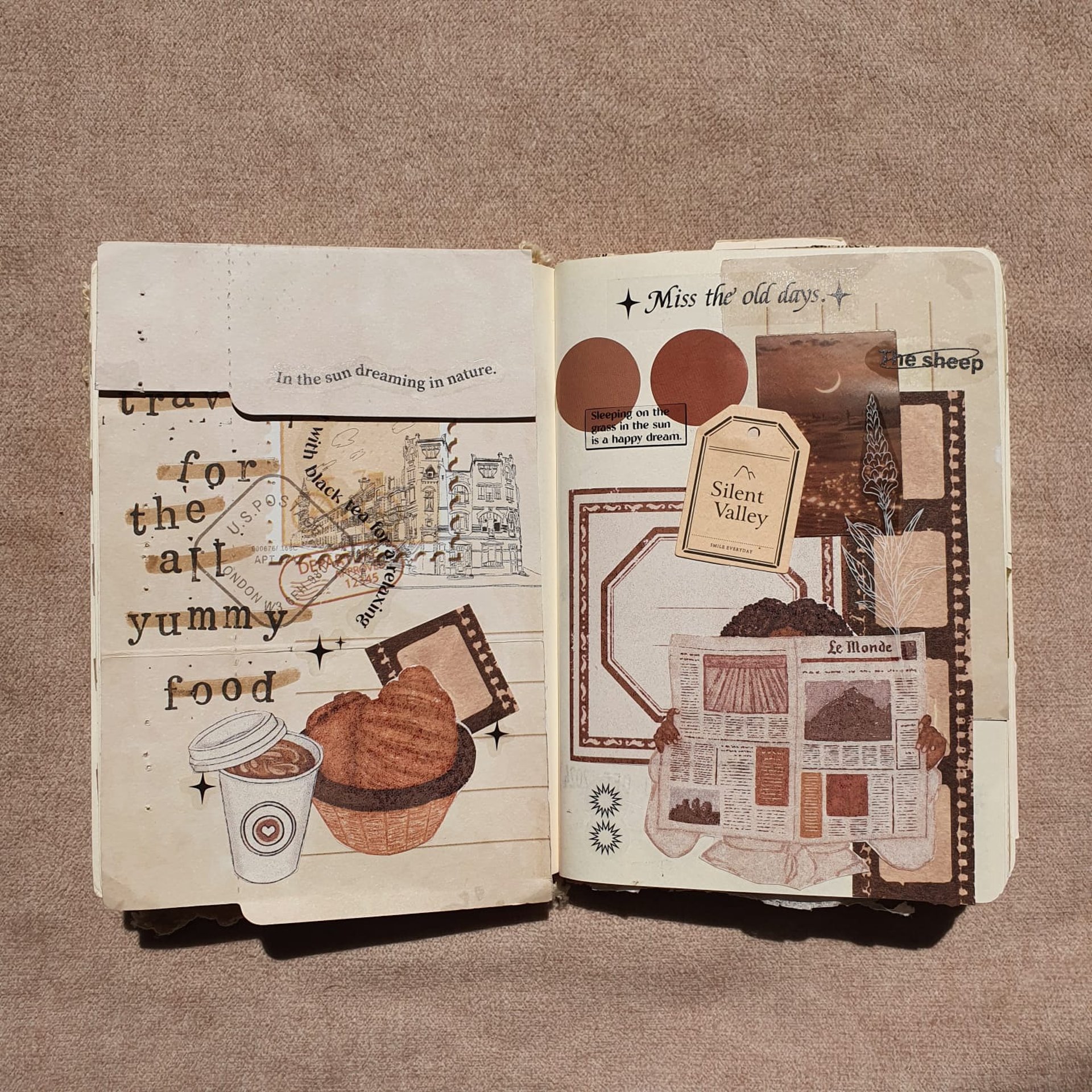فن الجورنال ، سكرابوك، junk journal scrapbooking 