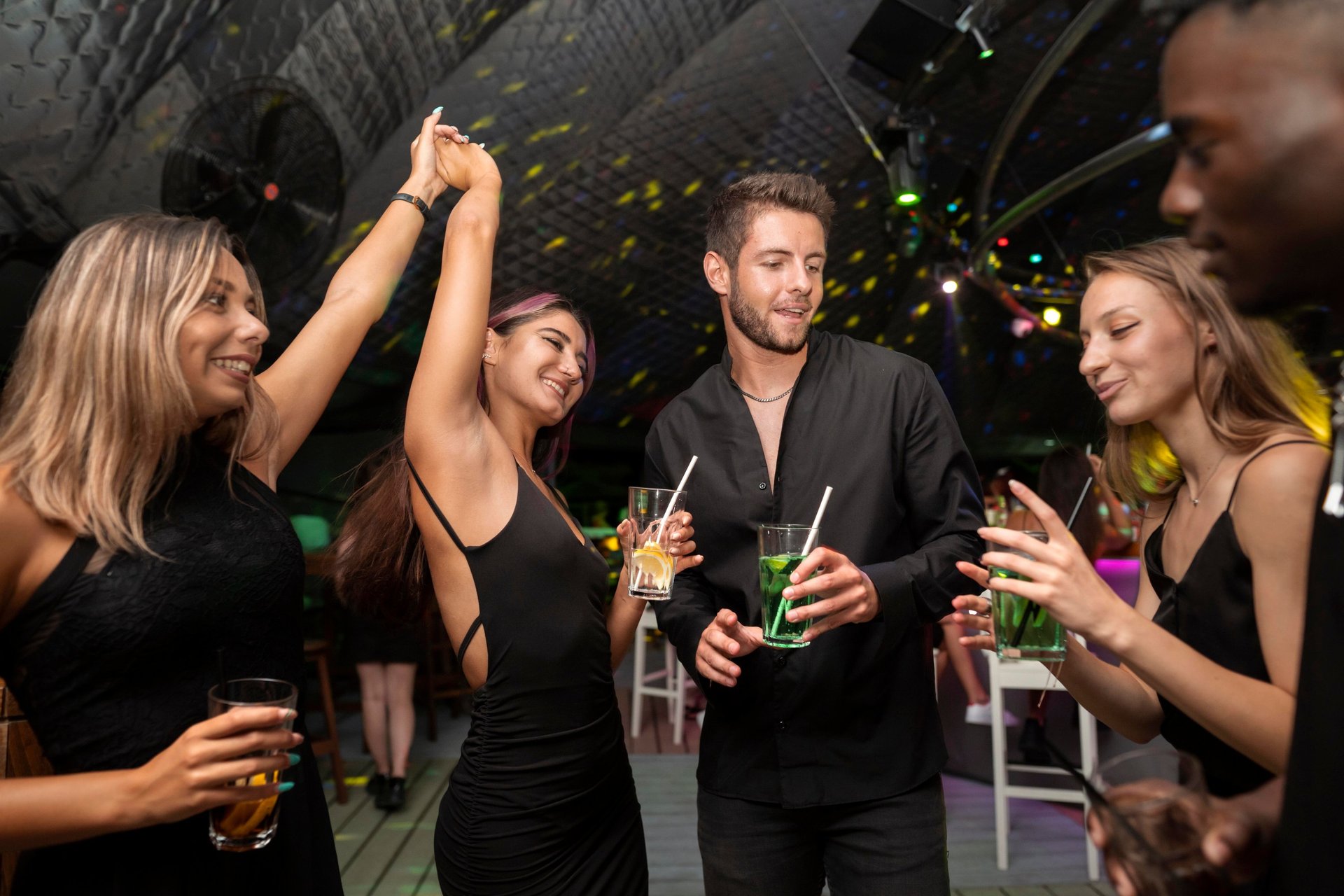 people in a concert during night time