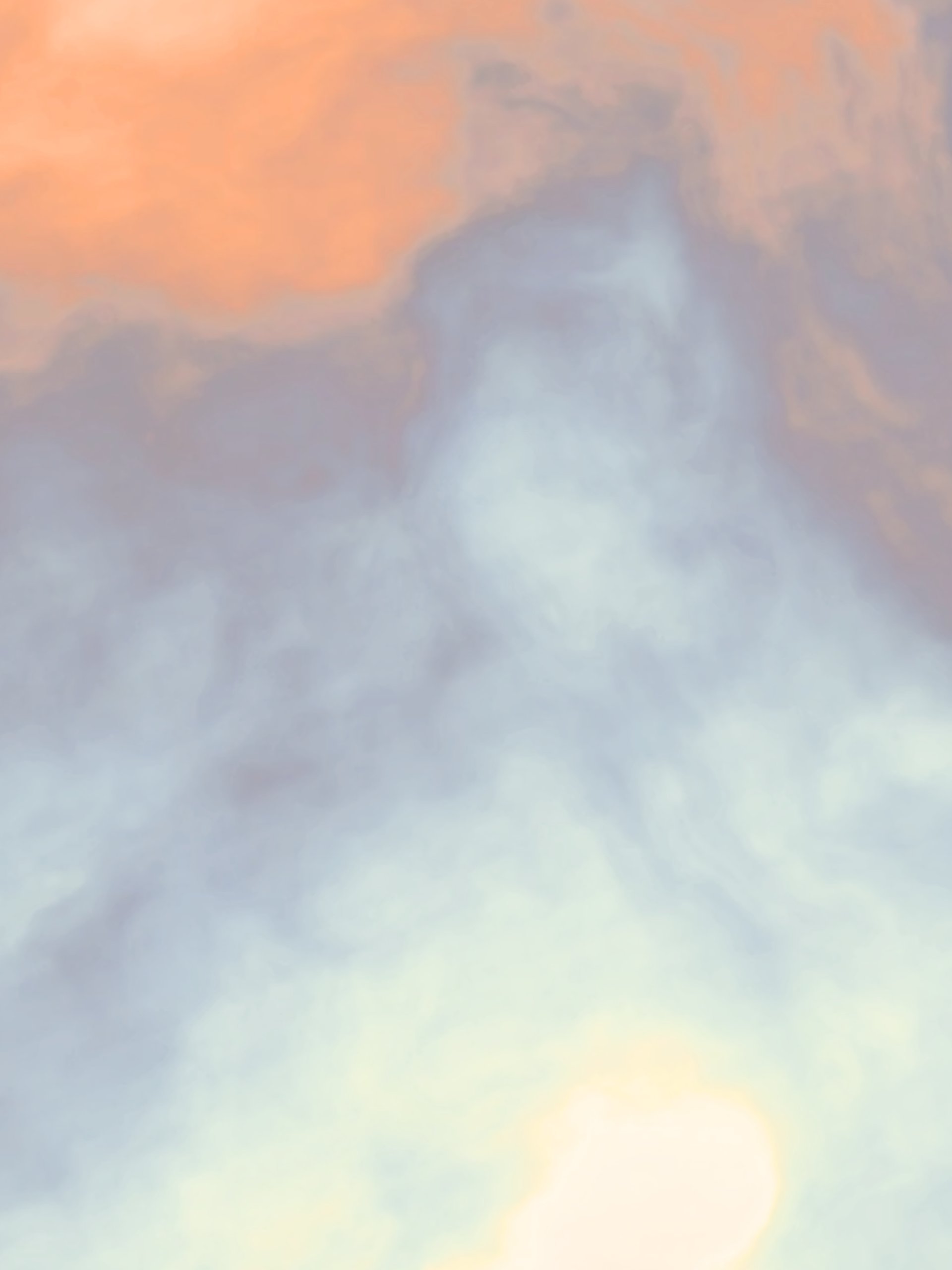 Abstract swirling clouds of blue and brown