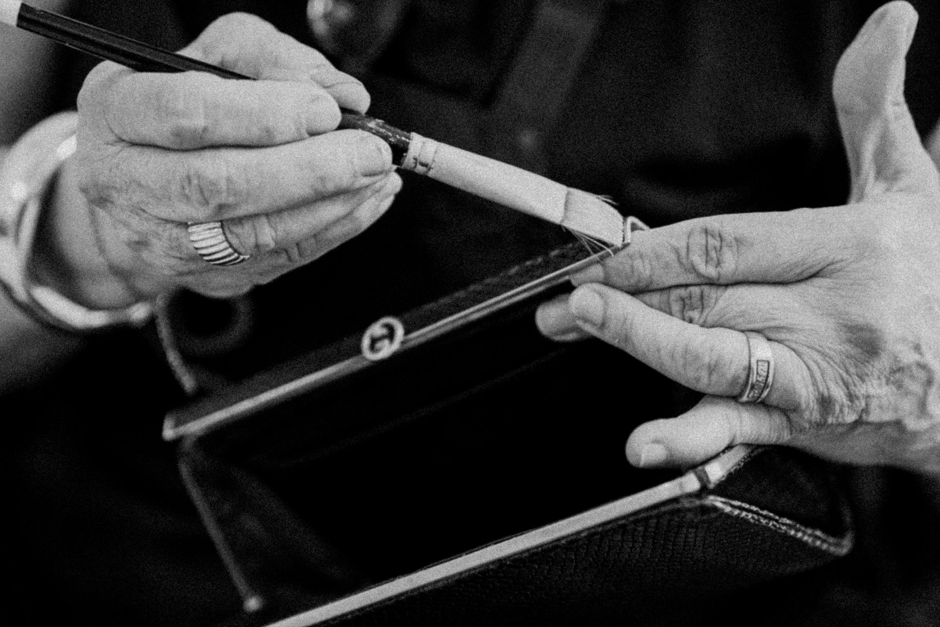 black blue and yellow textile