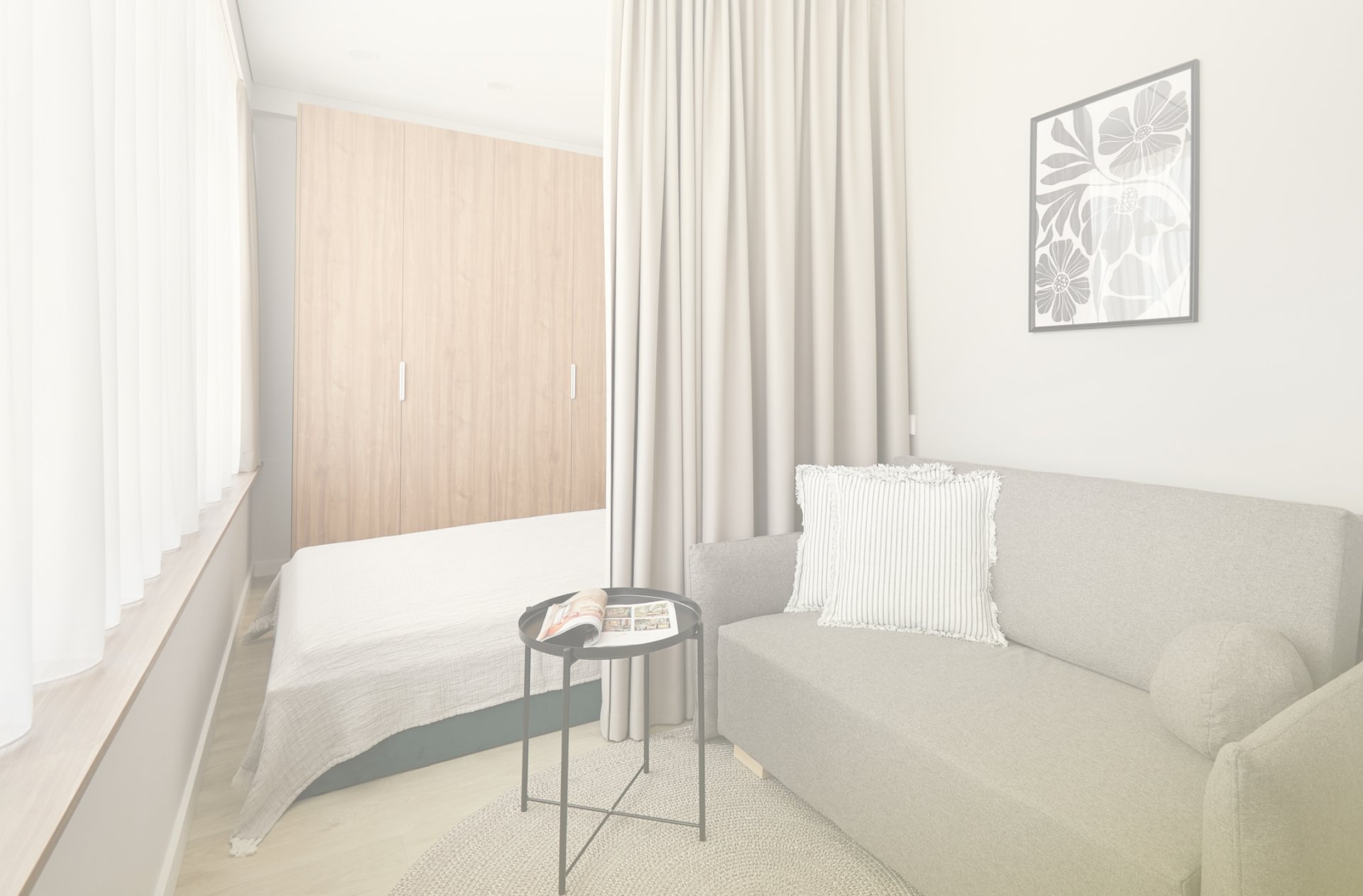 black and white bed linen