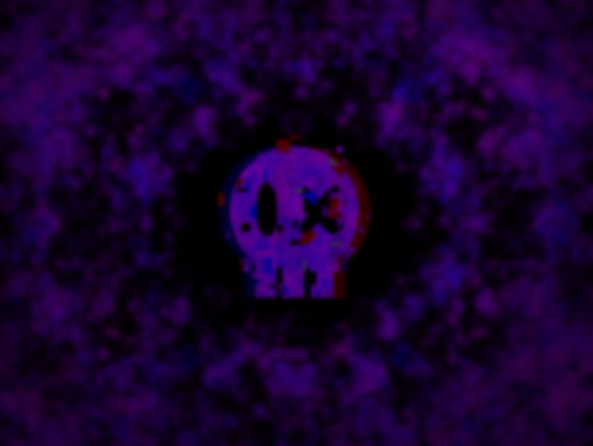 blue and white smoke illustration