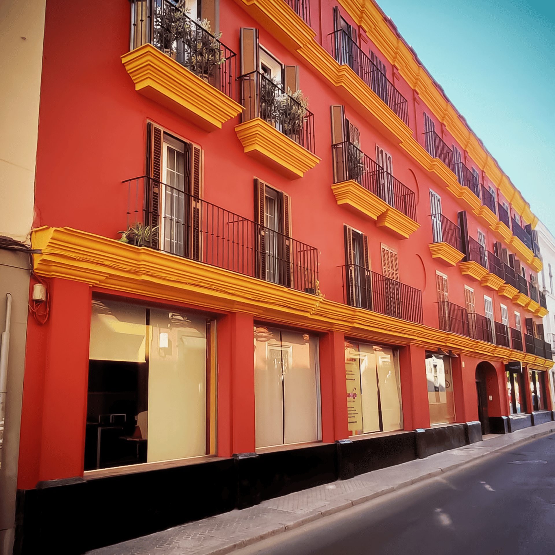 fachada rehabilitada en sevilla