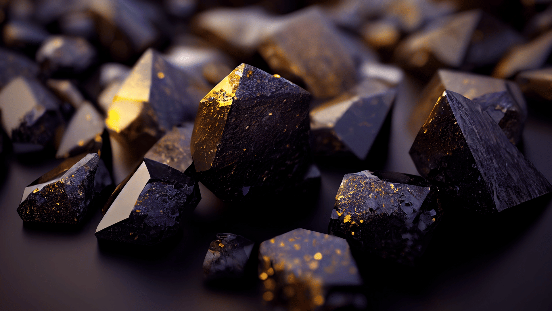 black obsidian crystals for protection