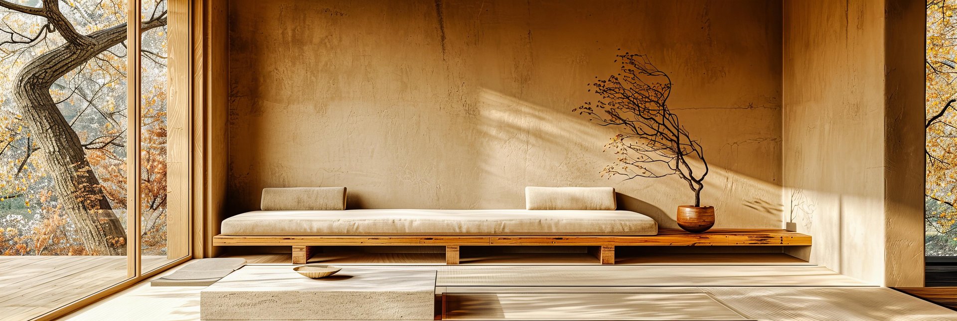 an abstract photo of a curved building with a blue sky in the background