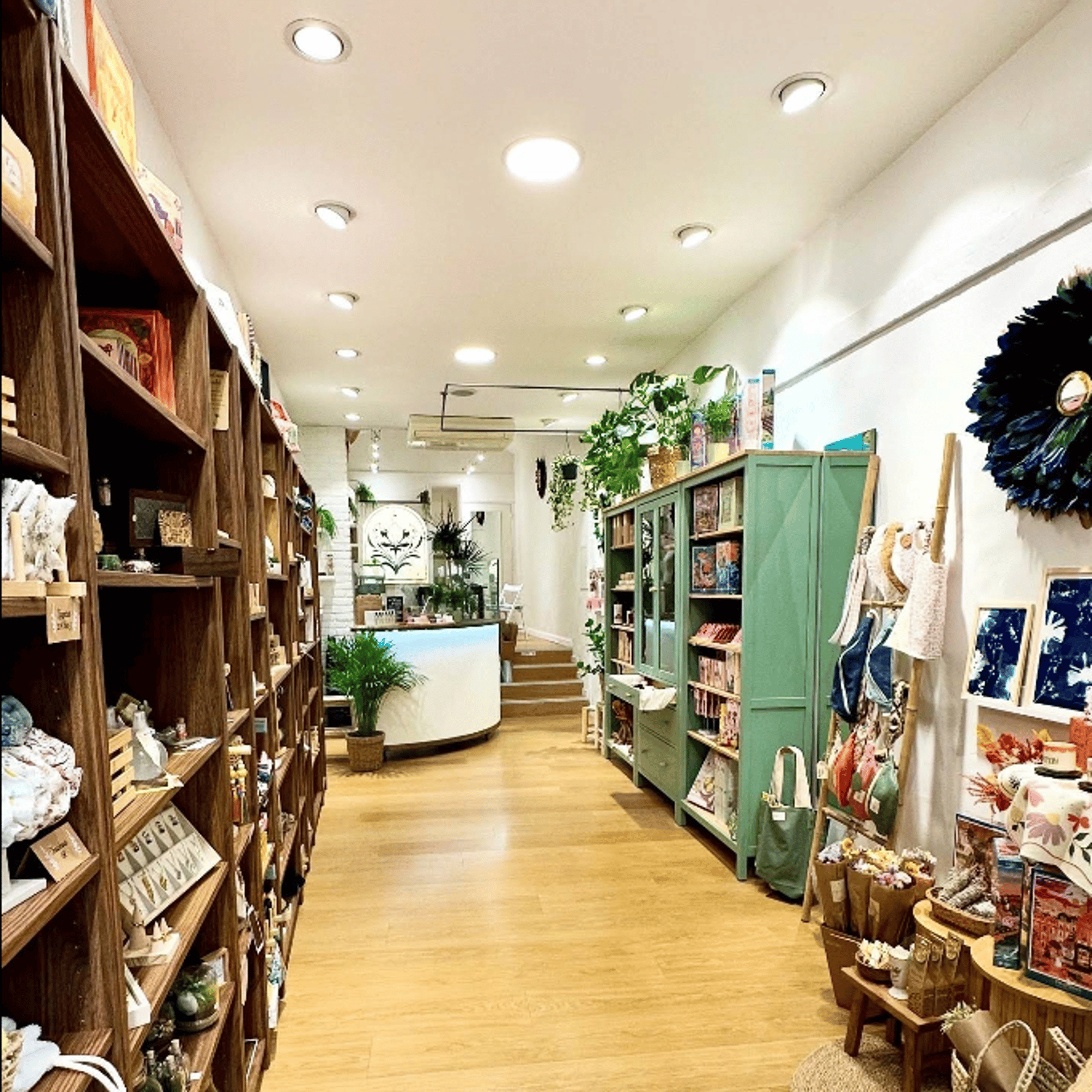 an abstract photo of a curved building with a blue sky in the background