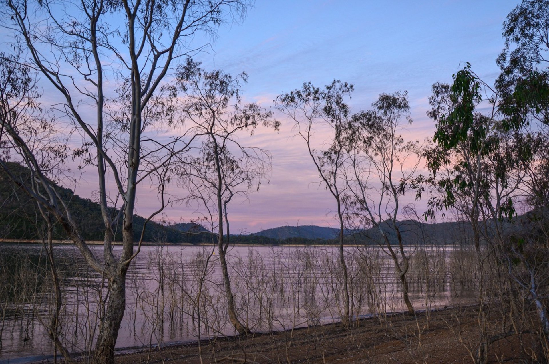 Sunset over Lake Eildon