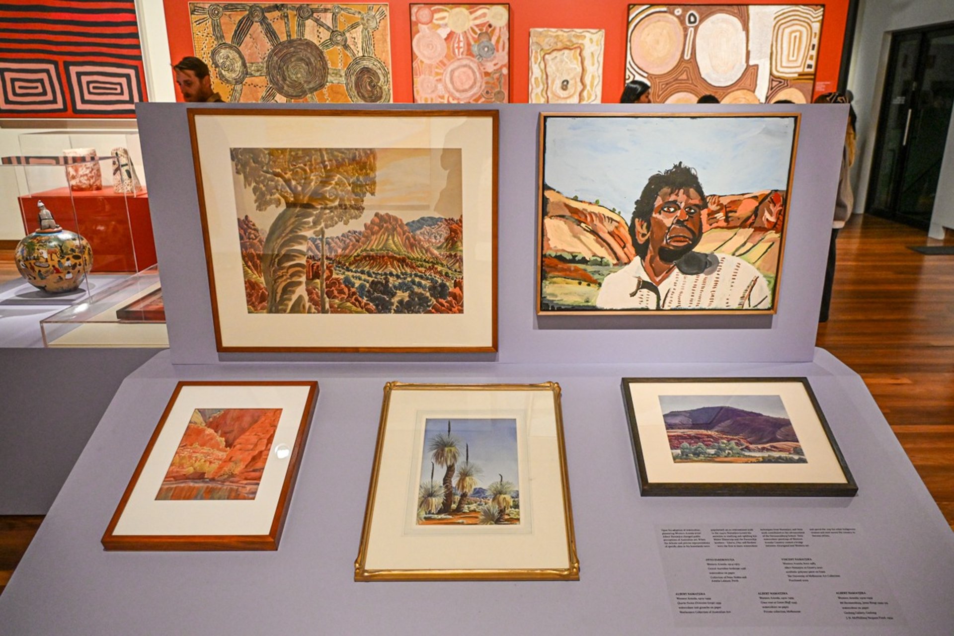 The exhibition 65,000 years, a short history of Australian art in Melbourne