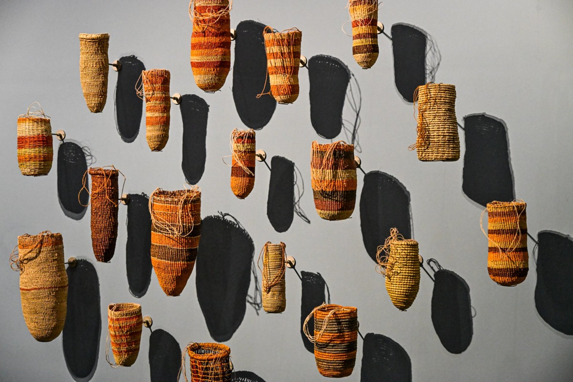 The exhibition 65,000 years, a short history of Australian art in Melbourne
