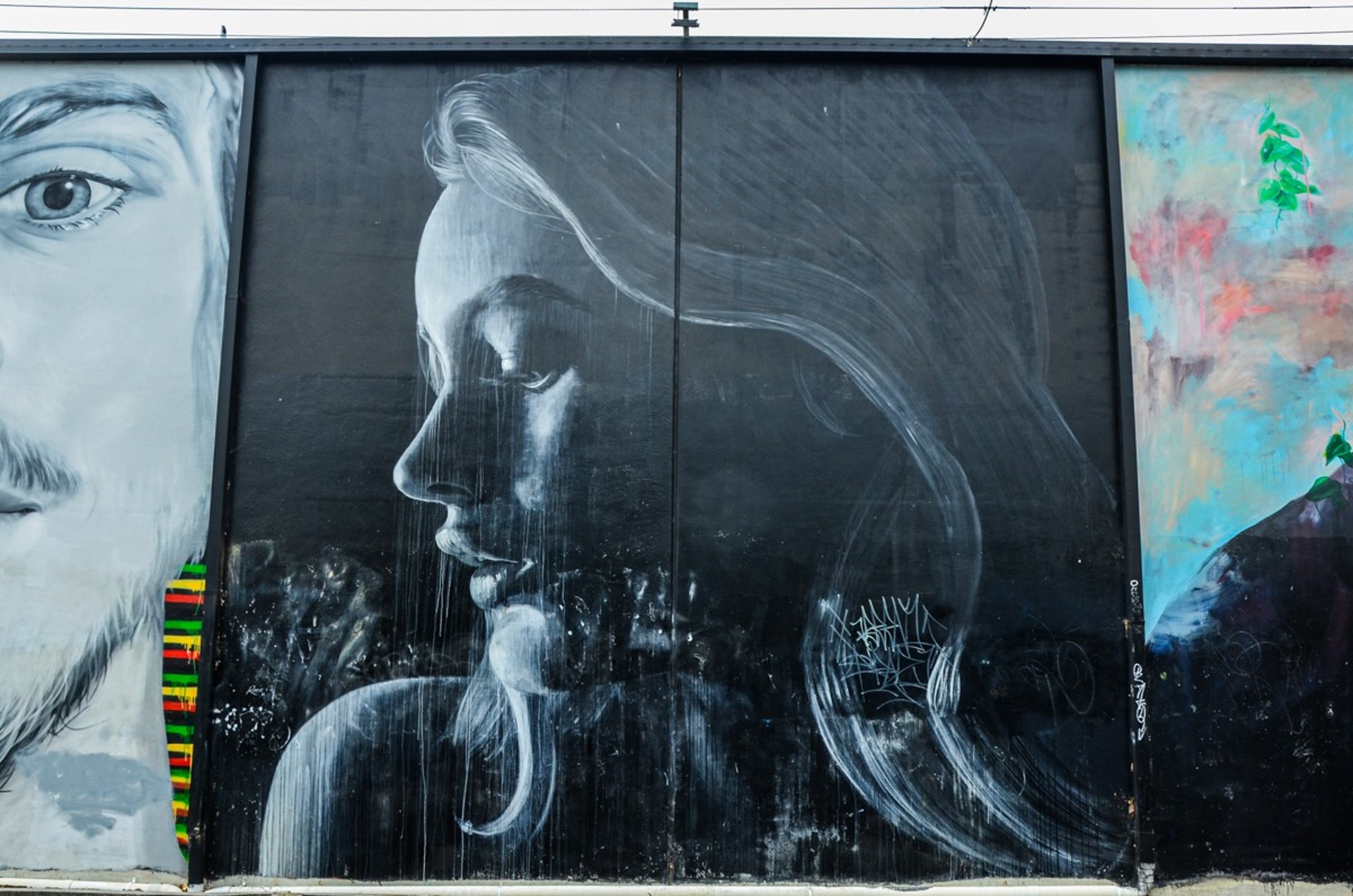 Street art by Rone in Fitzroy, Melbourne