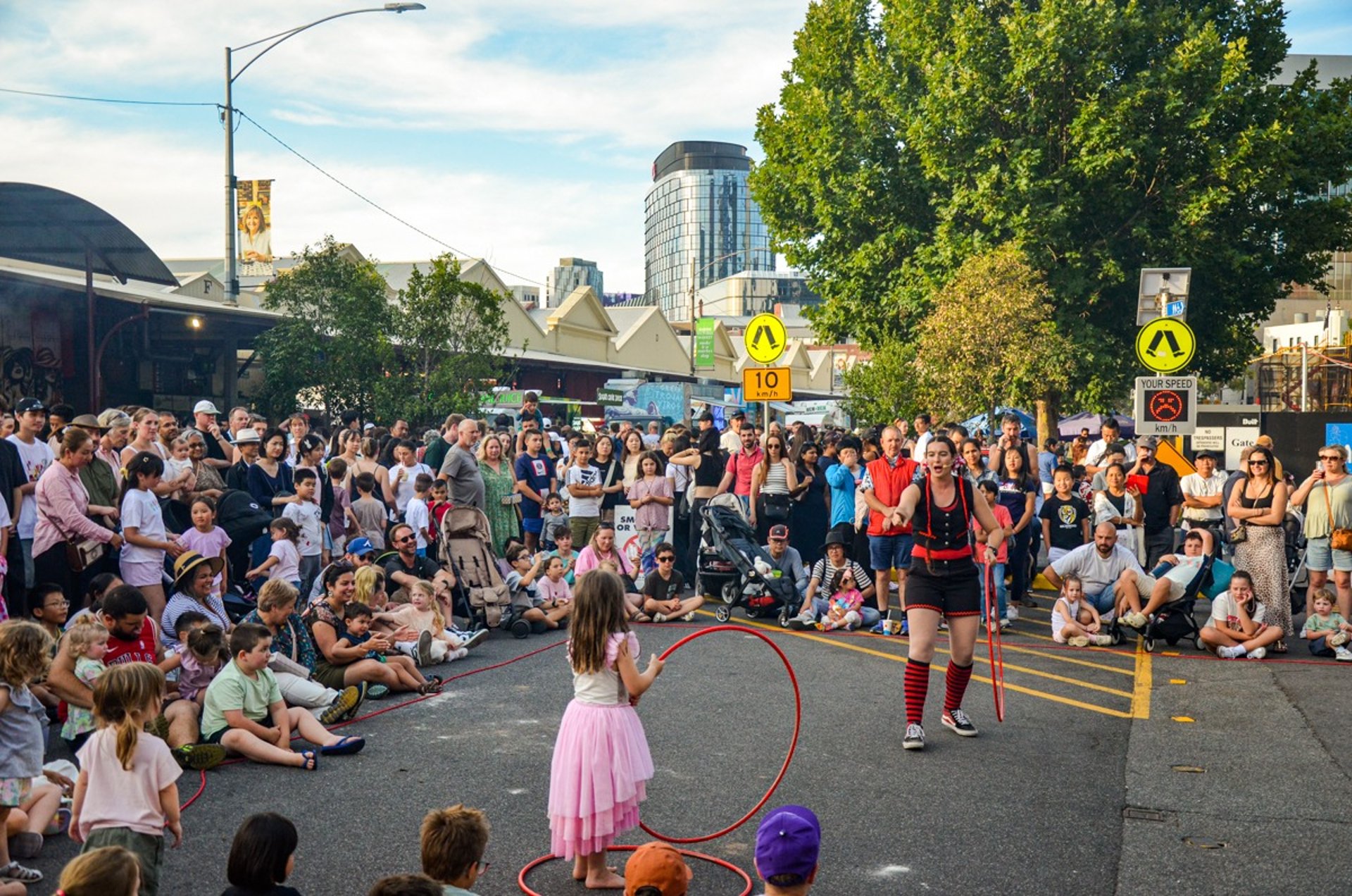 Summer Night Market at the Queen Victoria Market in Melbourne