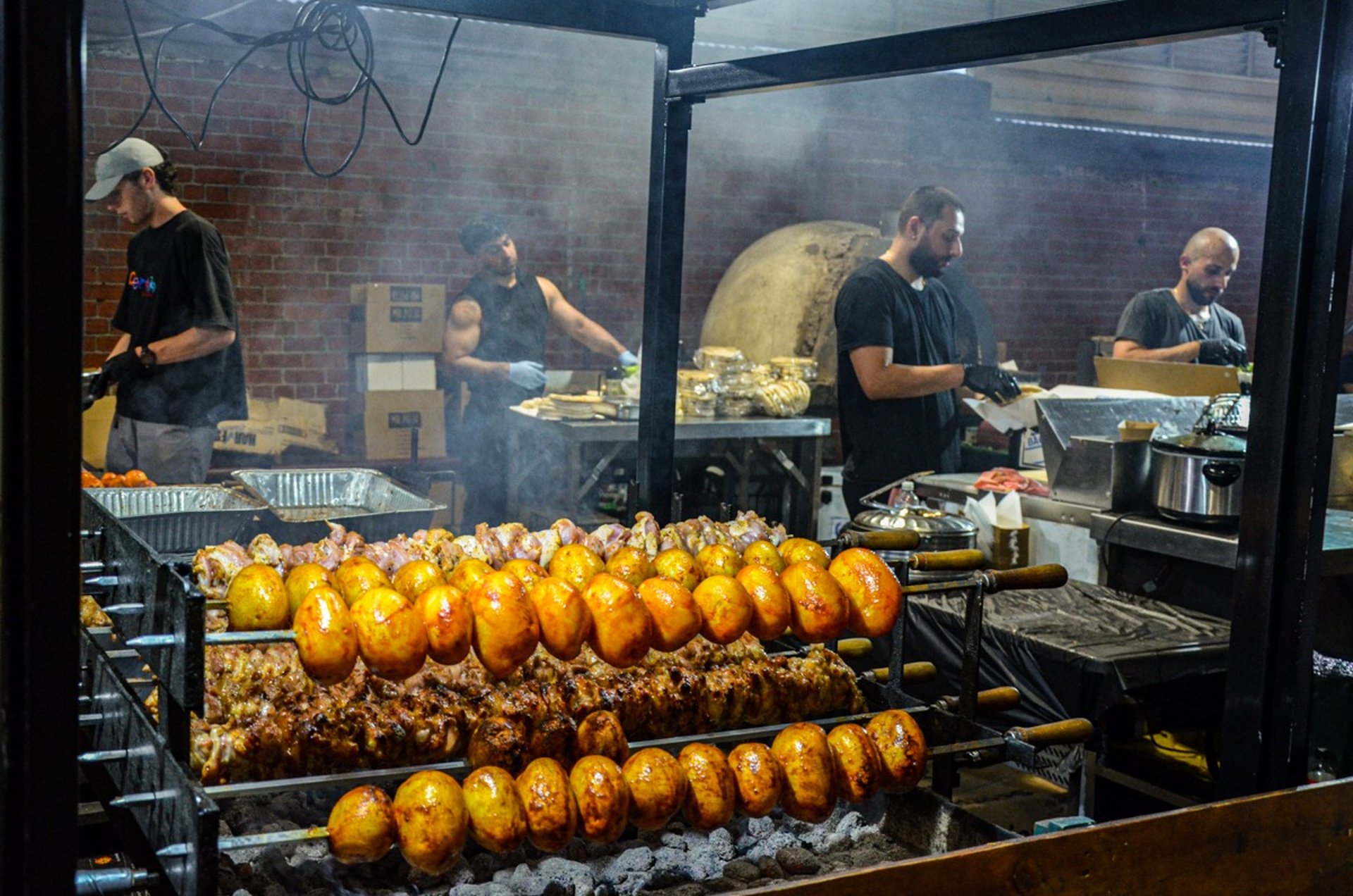 Summer Night Market at the Queen Victoria Market in Melbourne