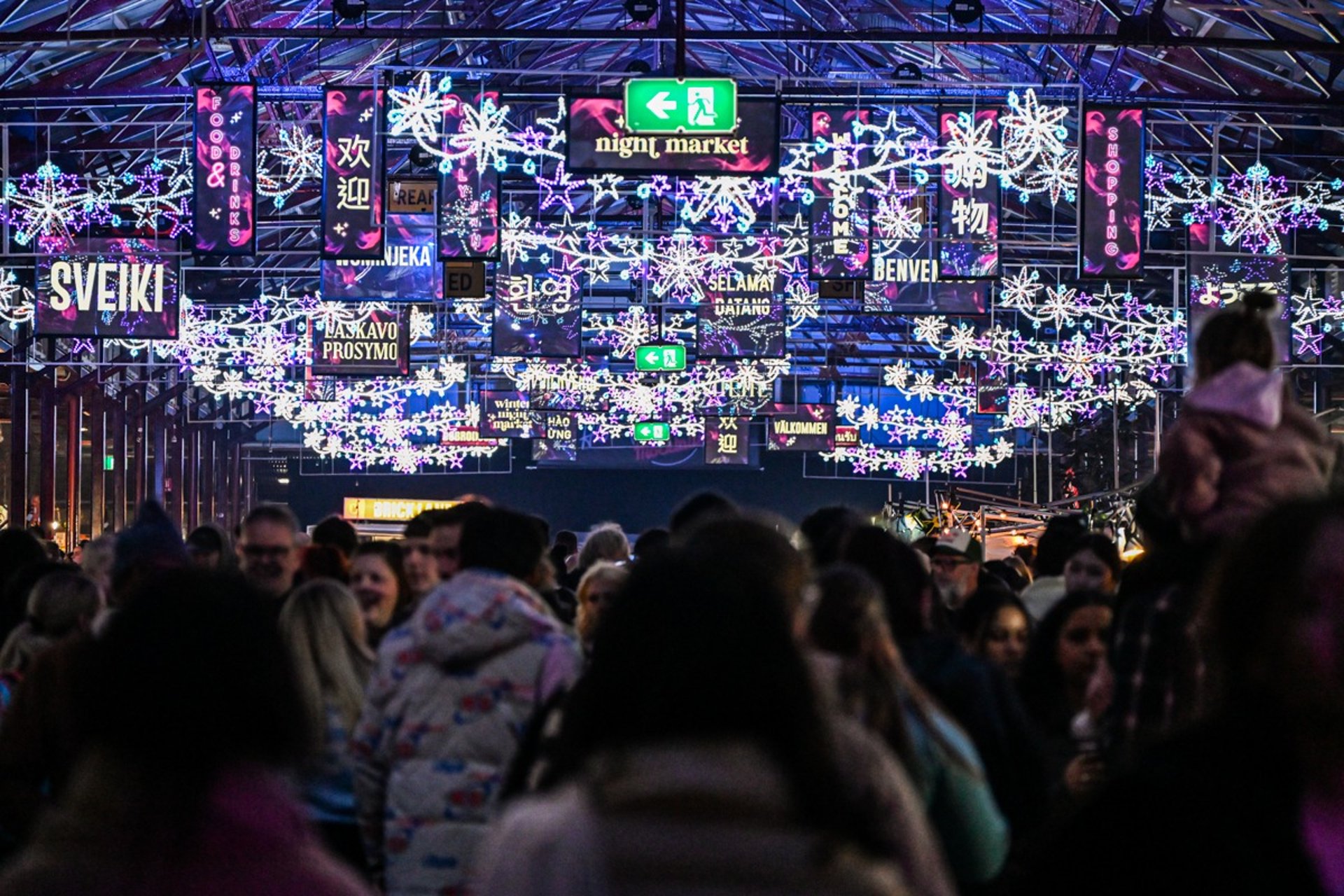 Winter Night Market at the Queen Victoria Market in Melbourne