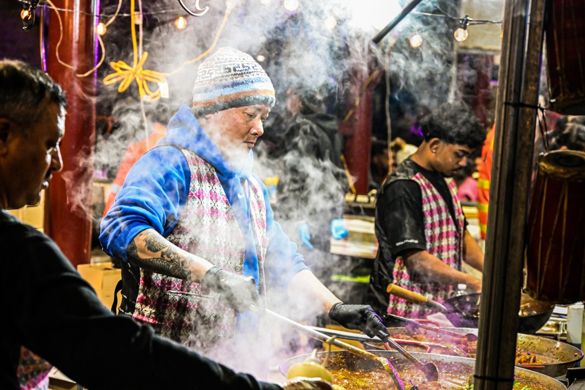 Winter Night Market at the Queen Victoria Market in Melbourne
