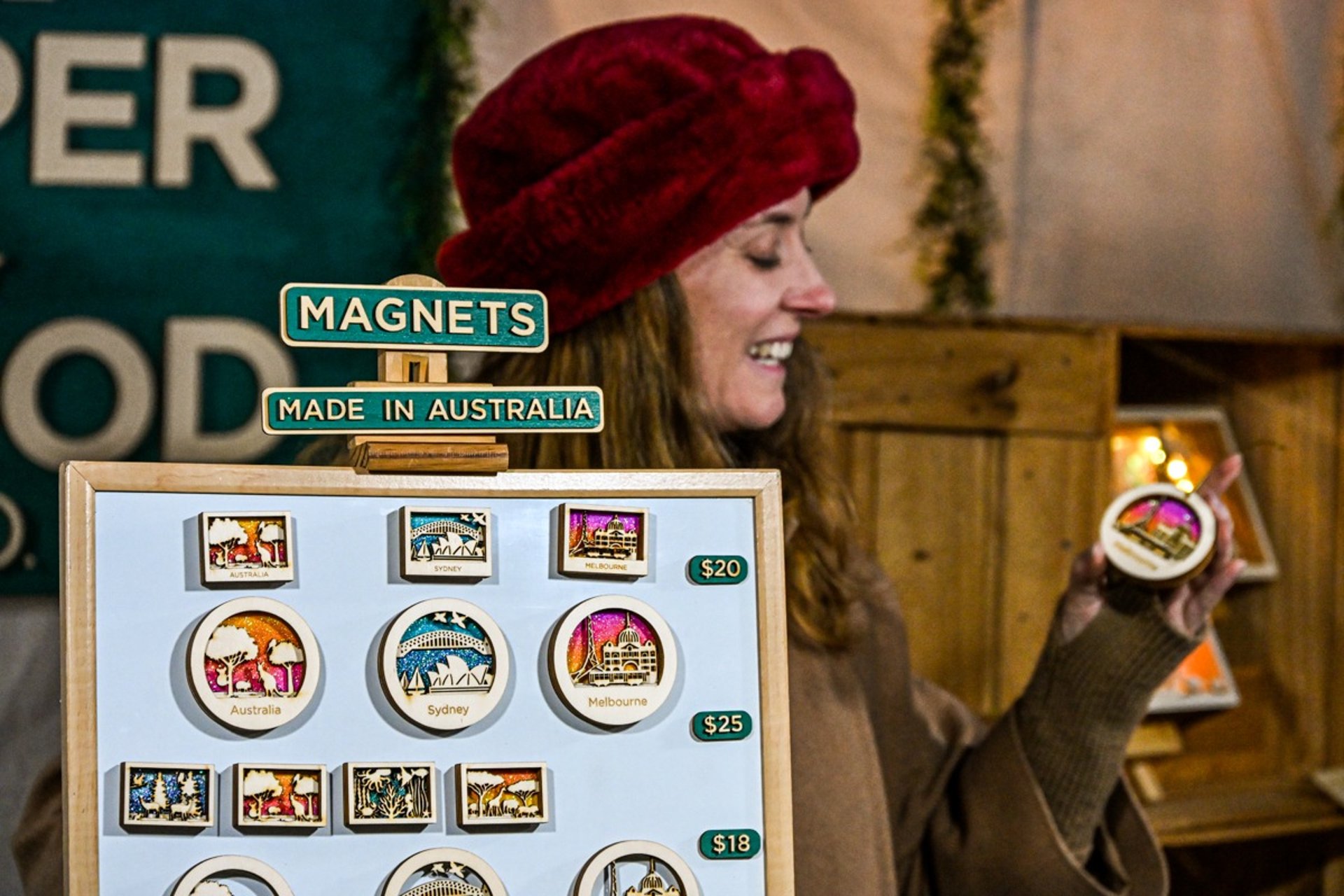 Winter Night Market at the Queen Victoria Market in Melbourne